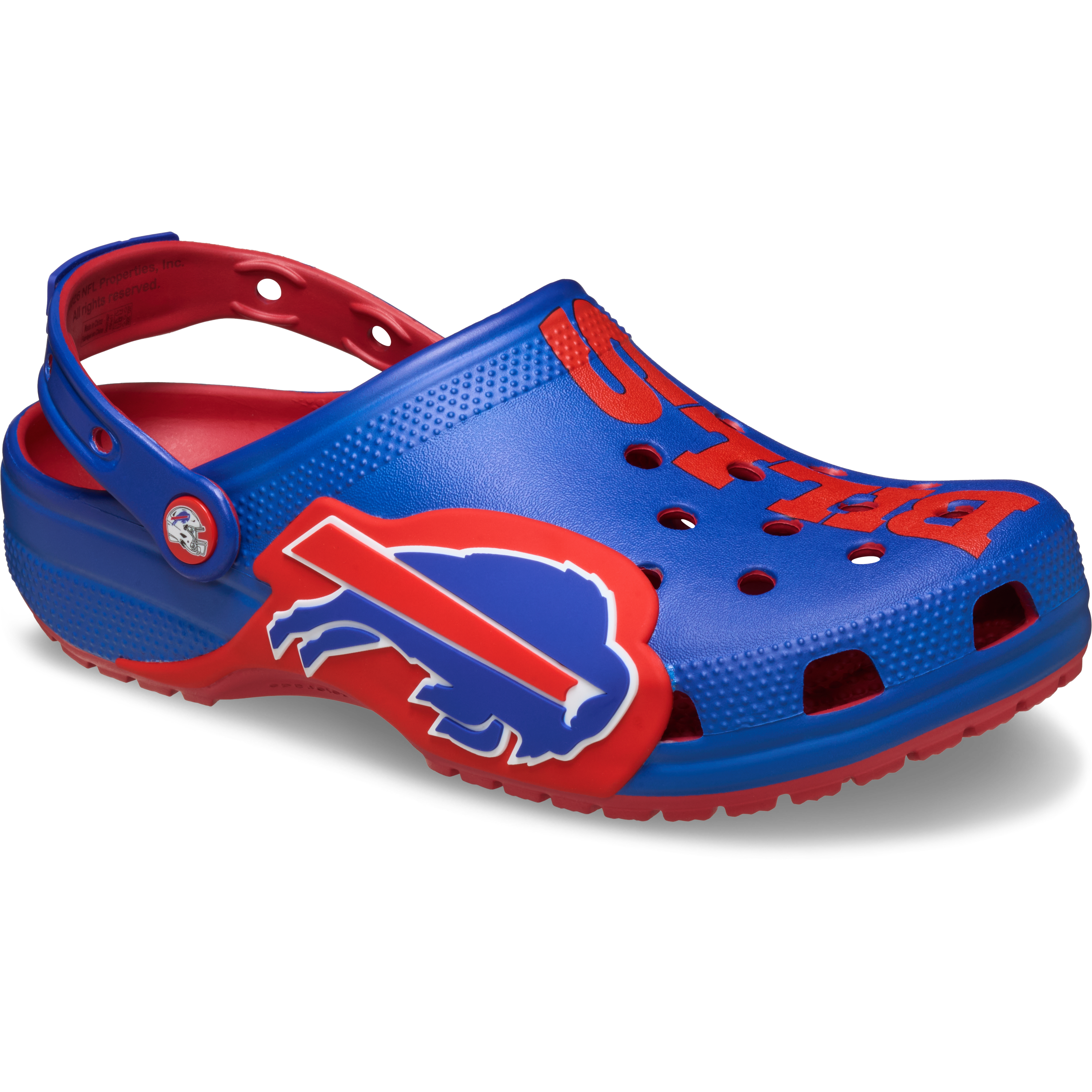 Unisex Crocs Royal Buffalo Bills Classic Clog