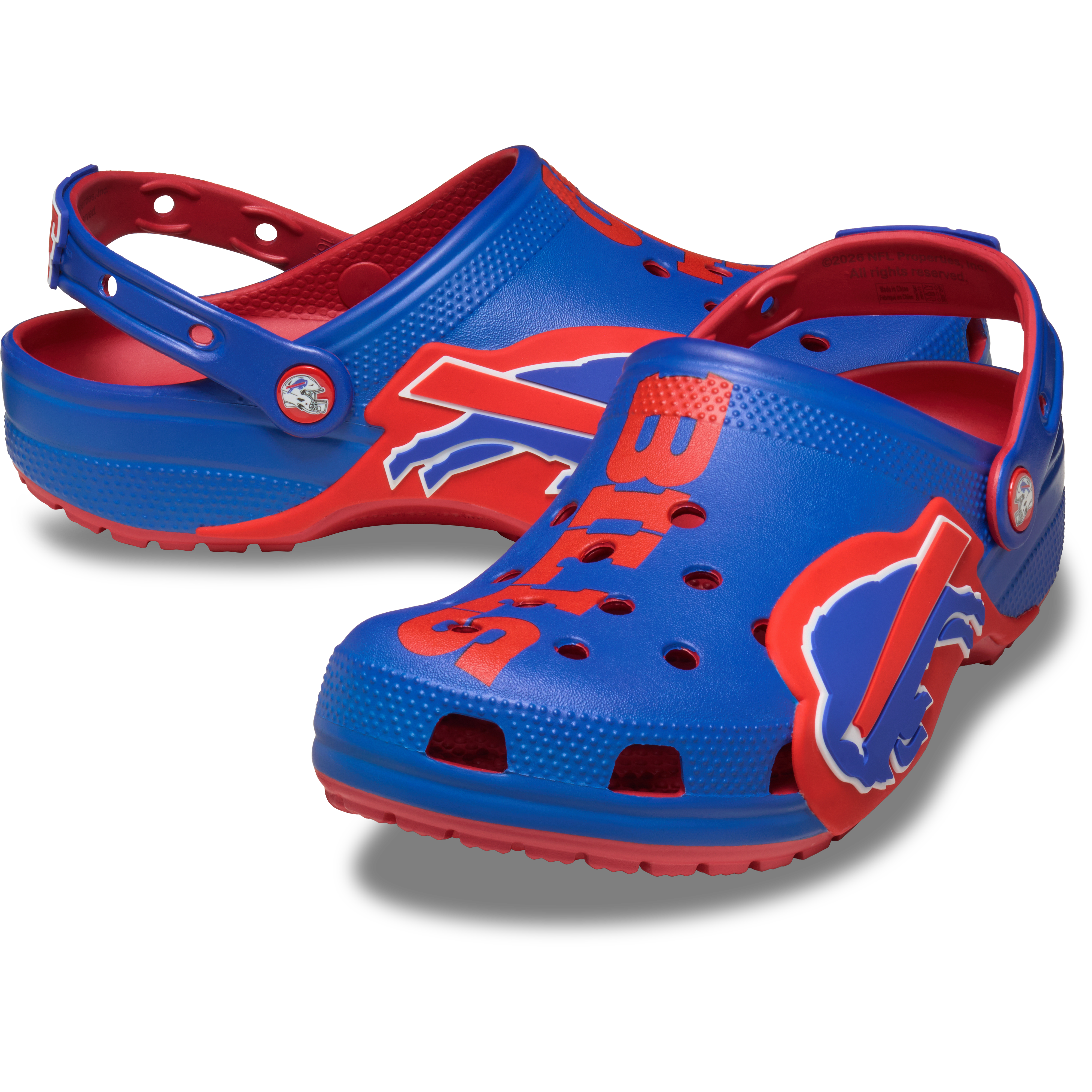 Unisex Crocs Royal Buffalo Bills Classic Clog
