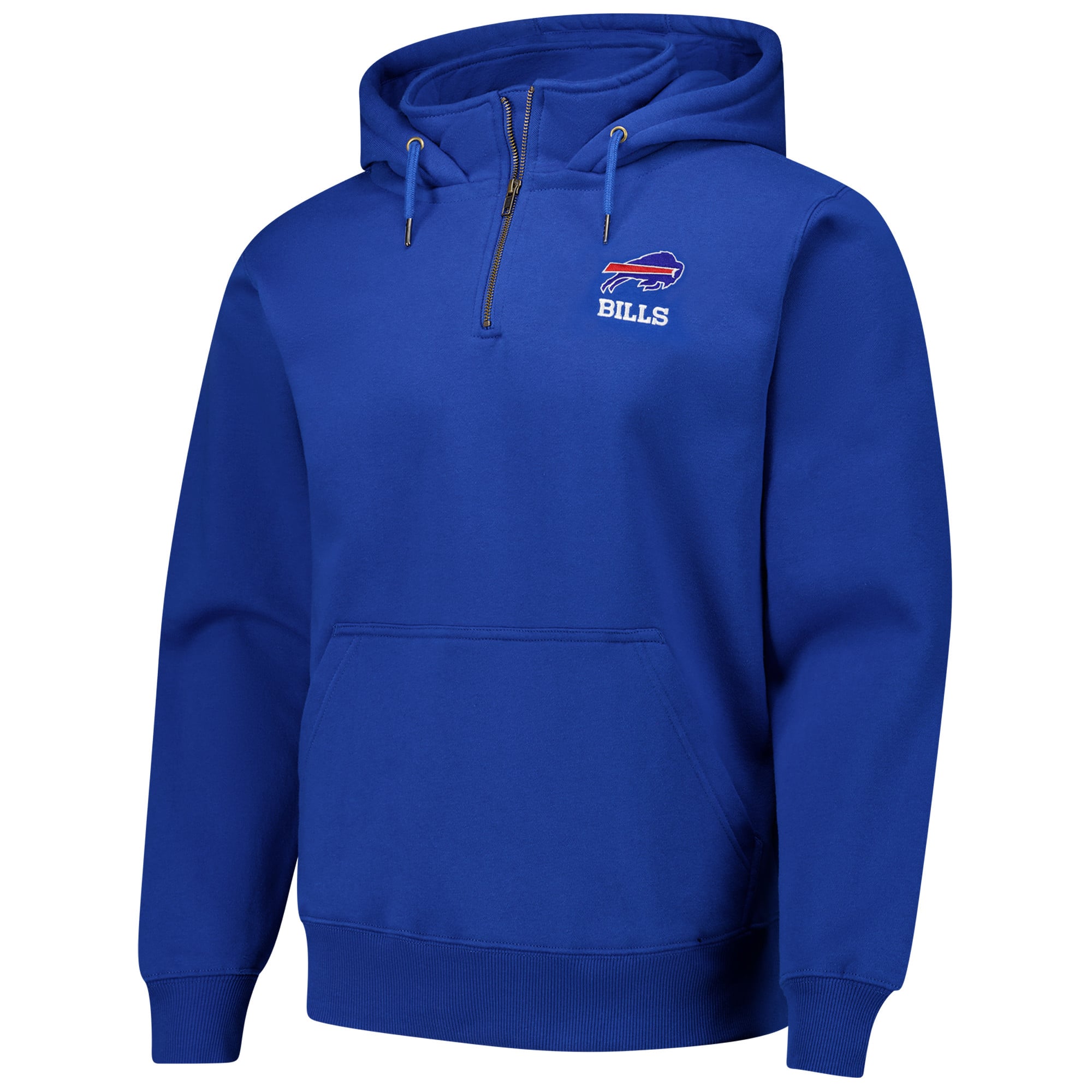 Sweat à capuche unisexe Dunbrooke Royal Buffalo Bills Defender fermeture éclair quart de tour