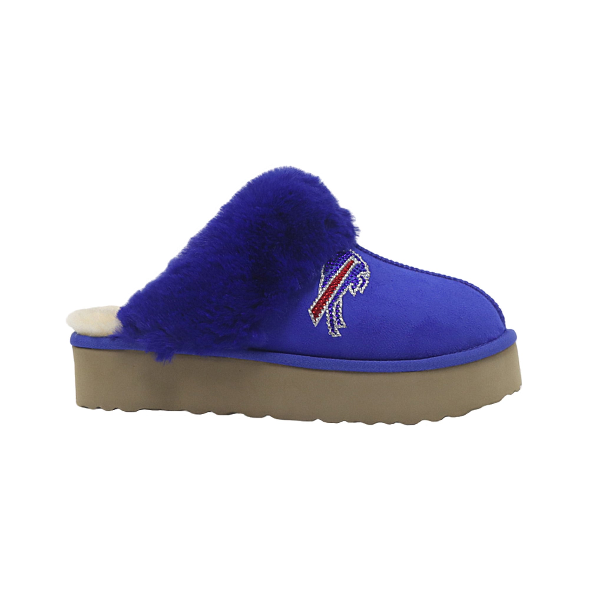 Pantoufles unisexes FABGATING by Cuce aux couleurs de l'équipe des Buffalo Bills bleus