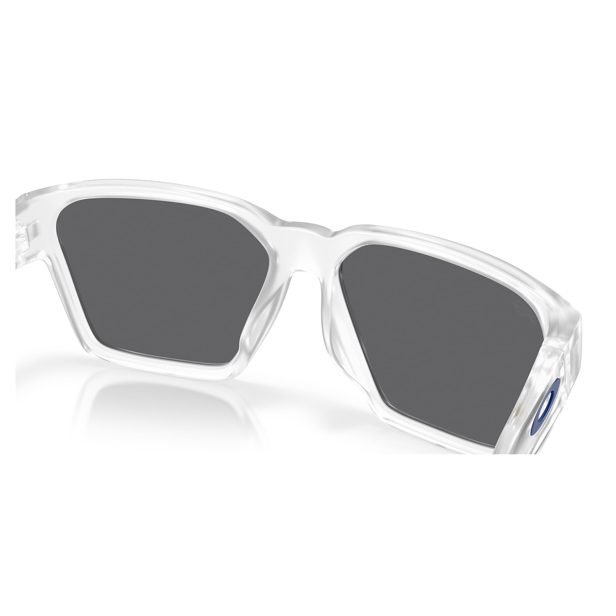 Unisex Oakley Buffalo Bills Briza Matte Clear Sunglasses with Prizm Black Polarized Lenses