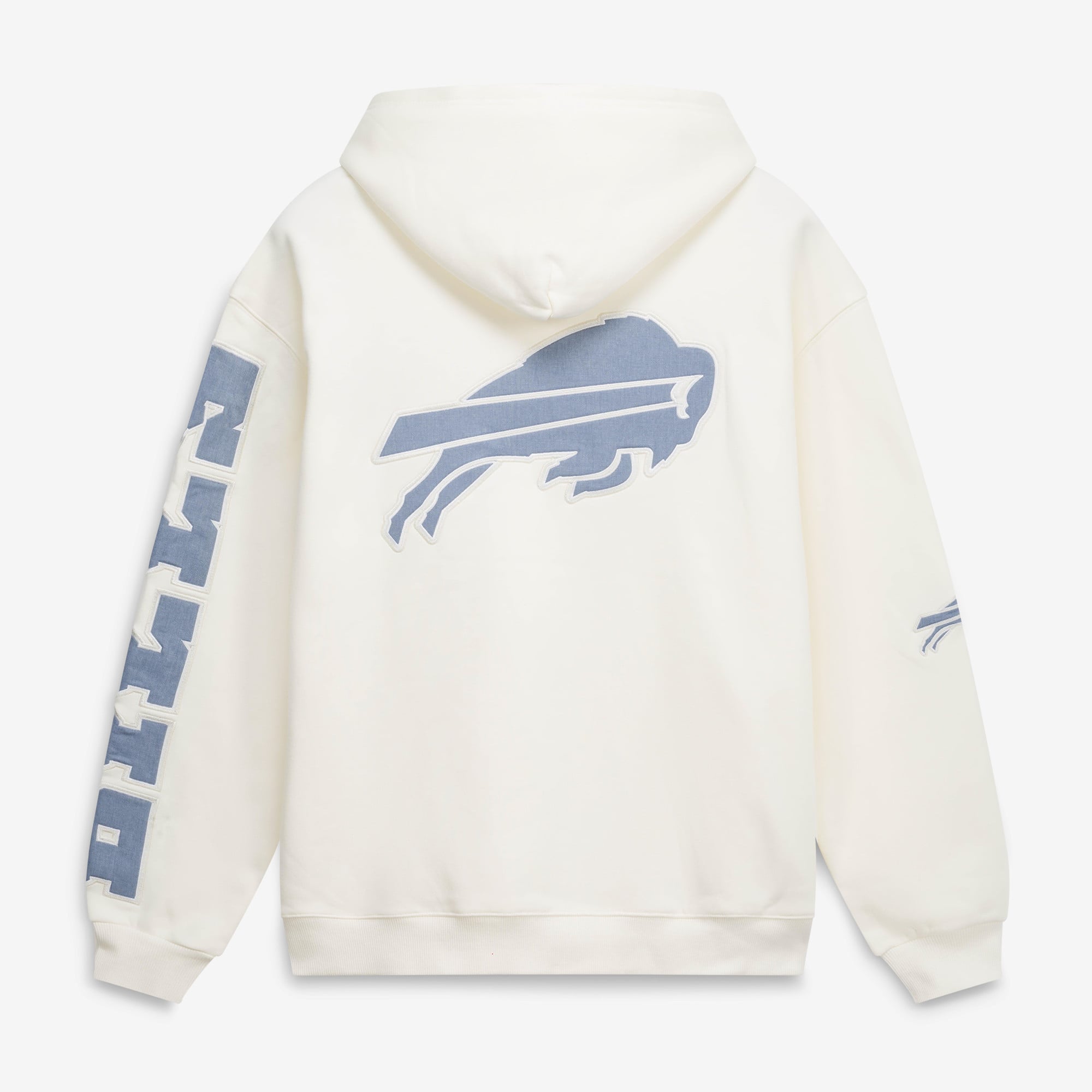 Sweat à capuche oversize crème unisexe The Wild Collective Buffalo Bills