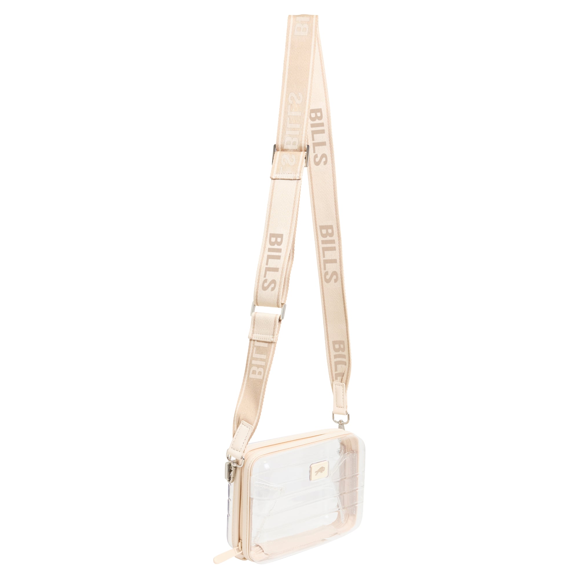 WEAR by Erin Andrews Buffalo Bills Hard Case Clear Crossbody Bag