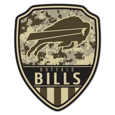 Buffalo Bills WinCraft 11" x 14" Standard Issue Digital Camouflage Pattern Wood Sign