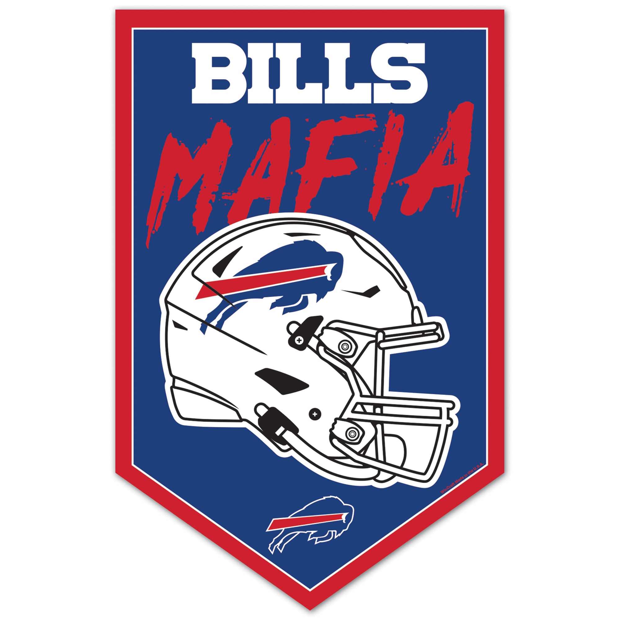 Panneau en bois WinCraft Buffalo Bills 11 x 17 pouces