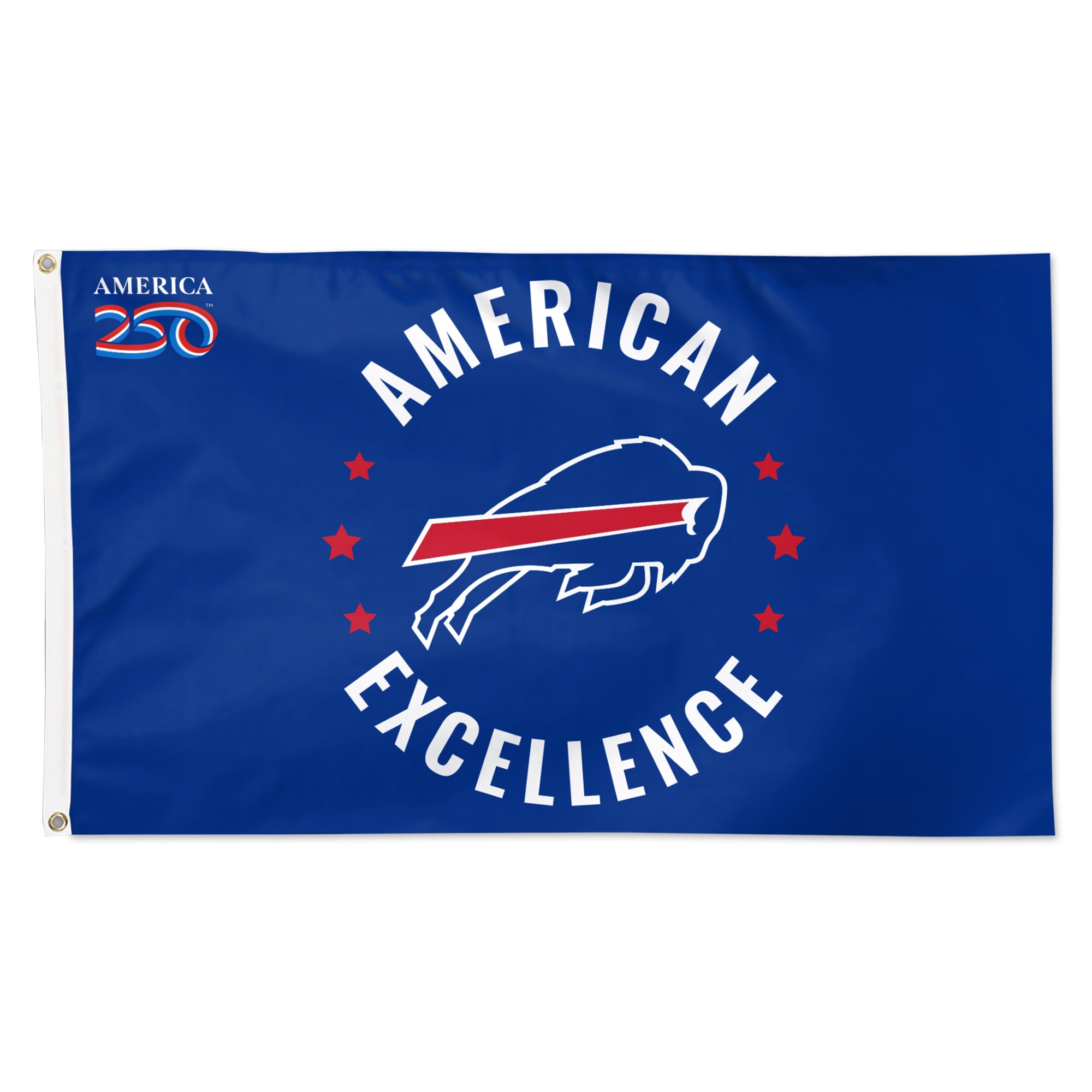 Drapeau de luxe WinCraft Buffalo Bills 3' x 5' à une face America 250