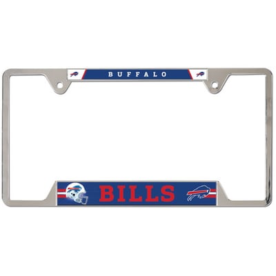  Buffalo Bills WinCraft Chrome Plated Metal License Plate Frame