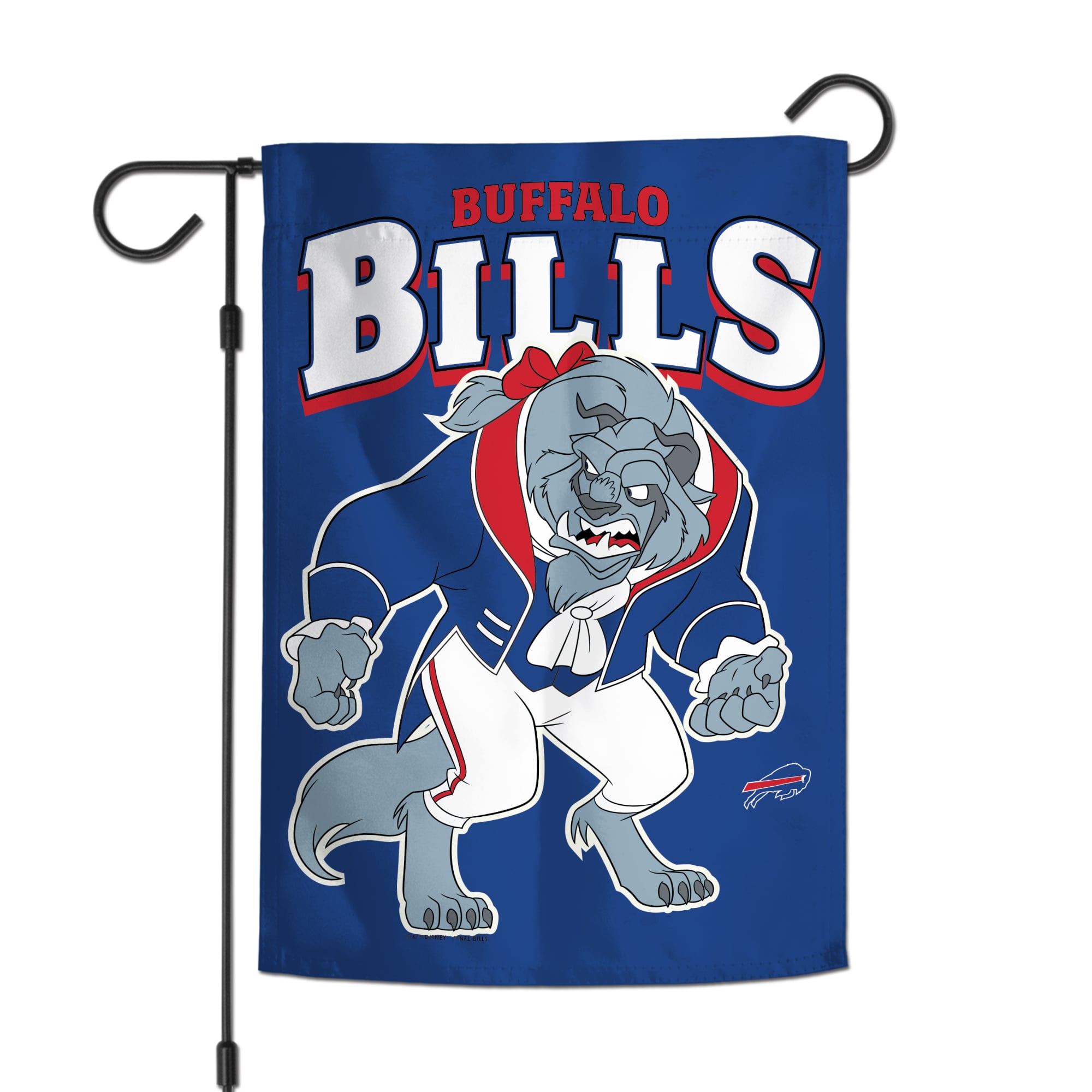 Drapeau de jardin double face WinCraft Buffalo Bills Disney x NFL Beast 12'' x 18''
