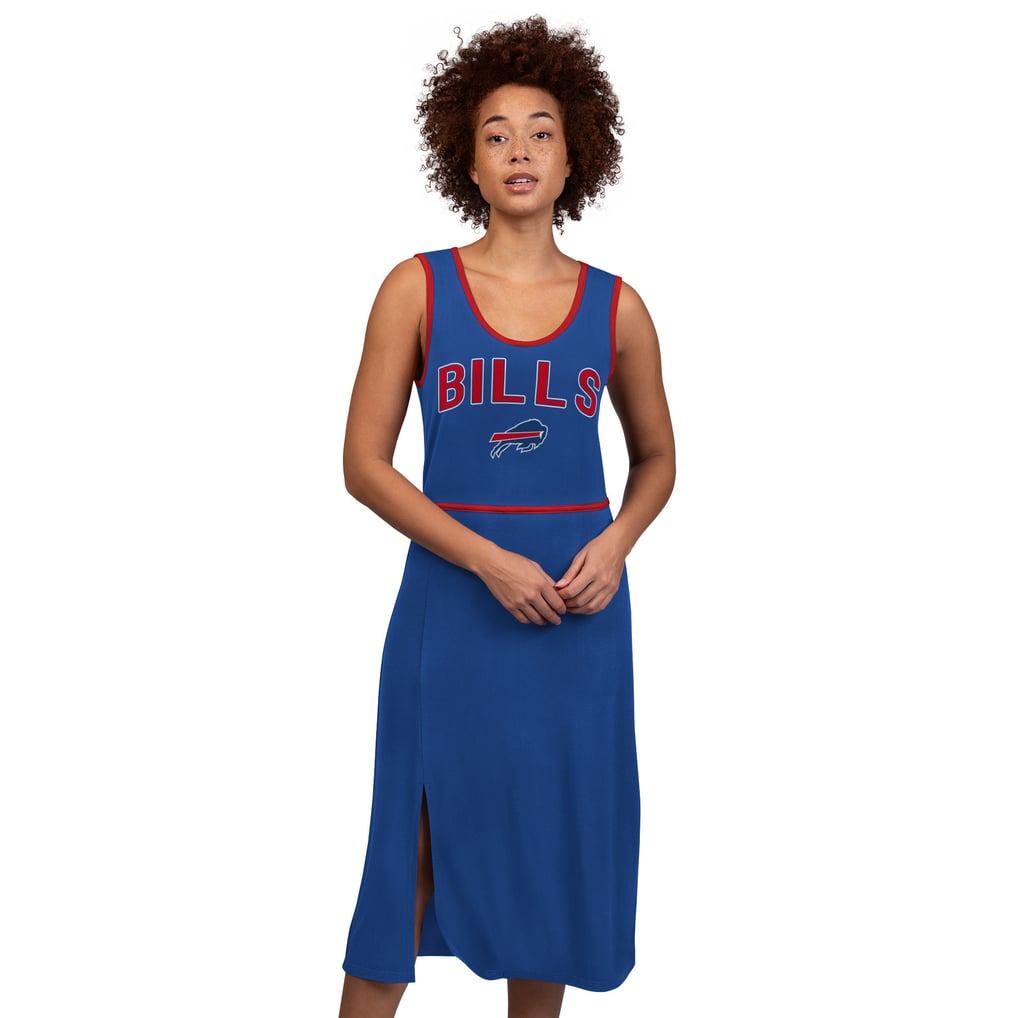 buffalo bills jersey dress Women's G-III 4Her by Carl Banks Royal Center Field Maxi visionet_split
