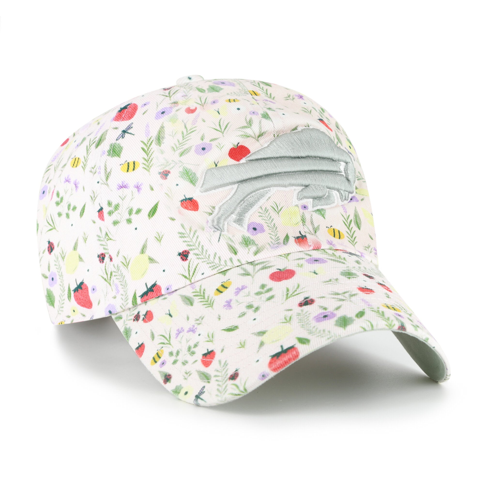 Chapeau ajustable Buffalo Bills Posey Clean Up rose clair pour femme