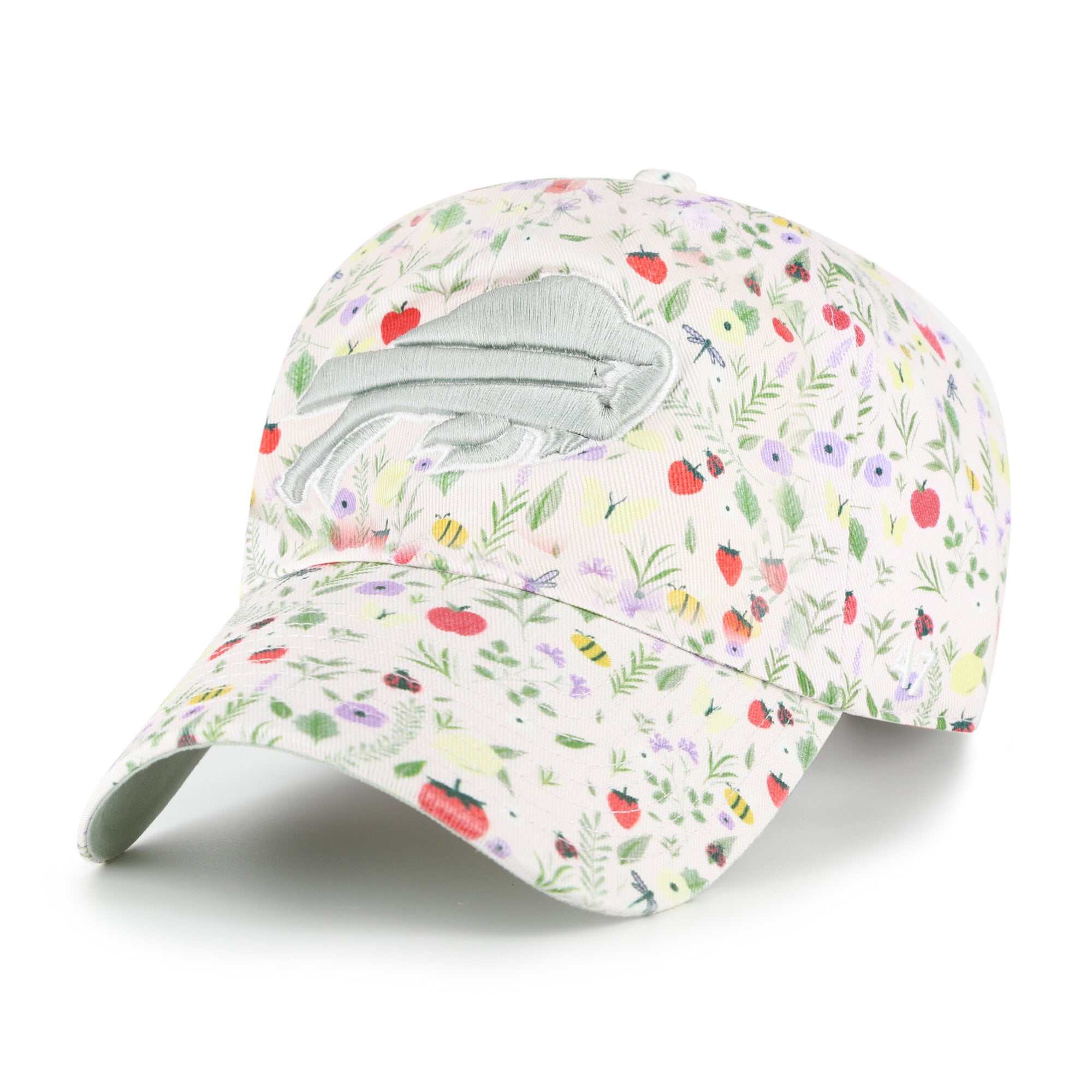 Chapeau ajustable Buffalo Bills Posey Clean Up rose clair pour femme