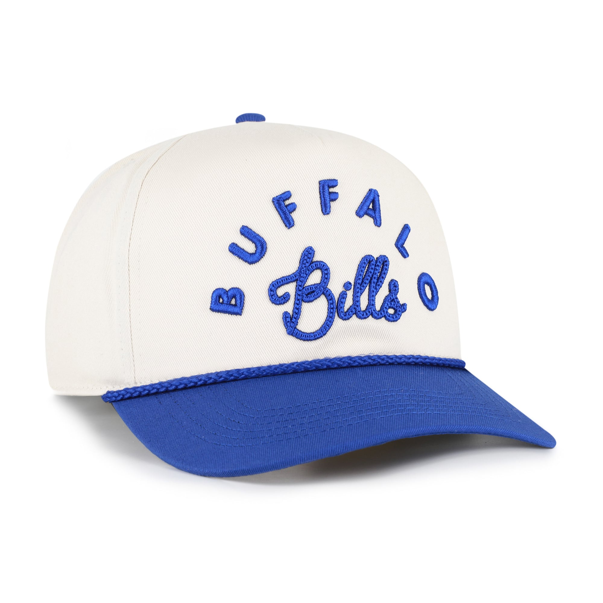 Women's '47 Natural Buffalo Bills Rope Script Hitch Adjustable Hat