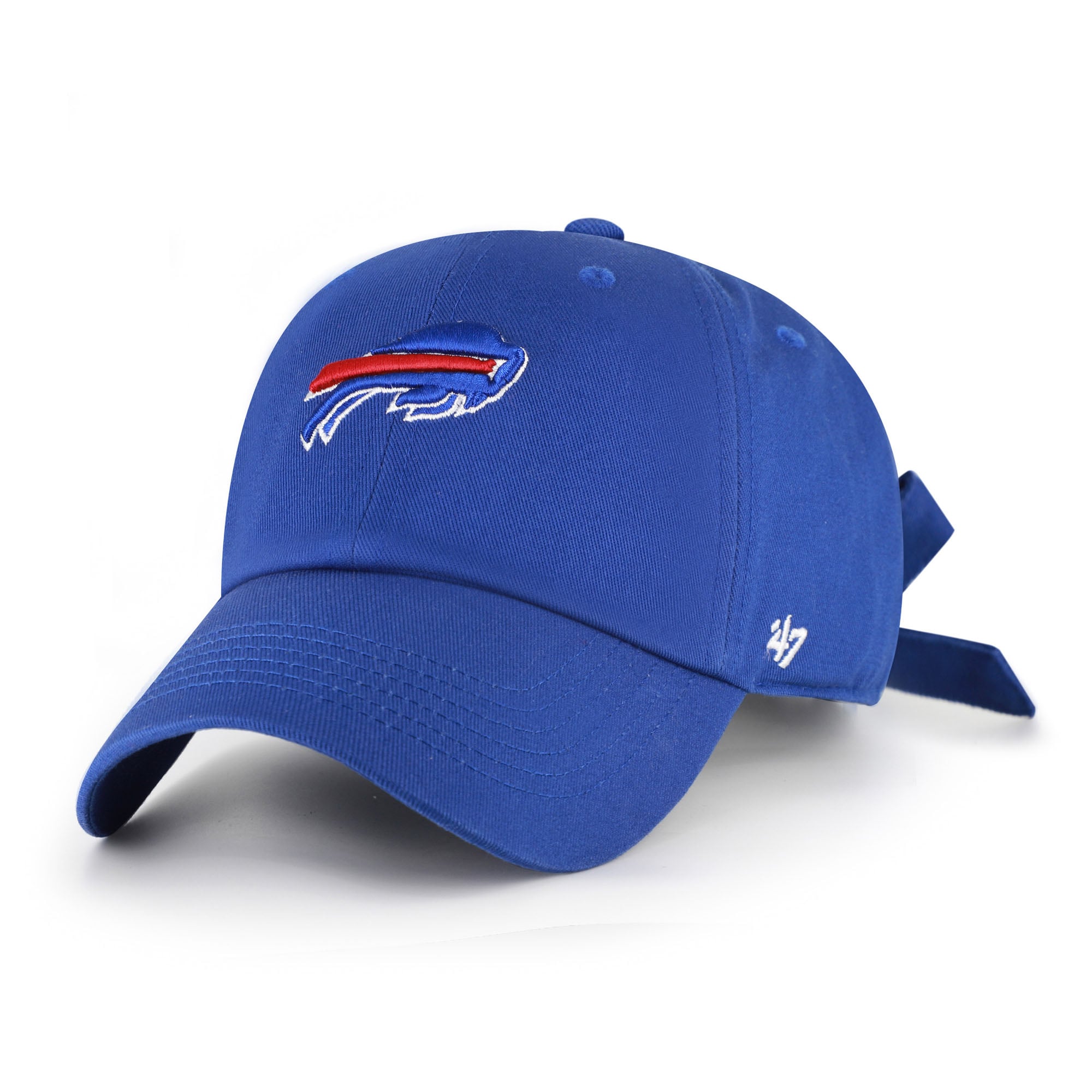 Women's '47 Royal Buffalo Bills  Bow Back Clean Up Adjustable Hat