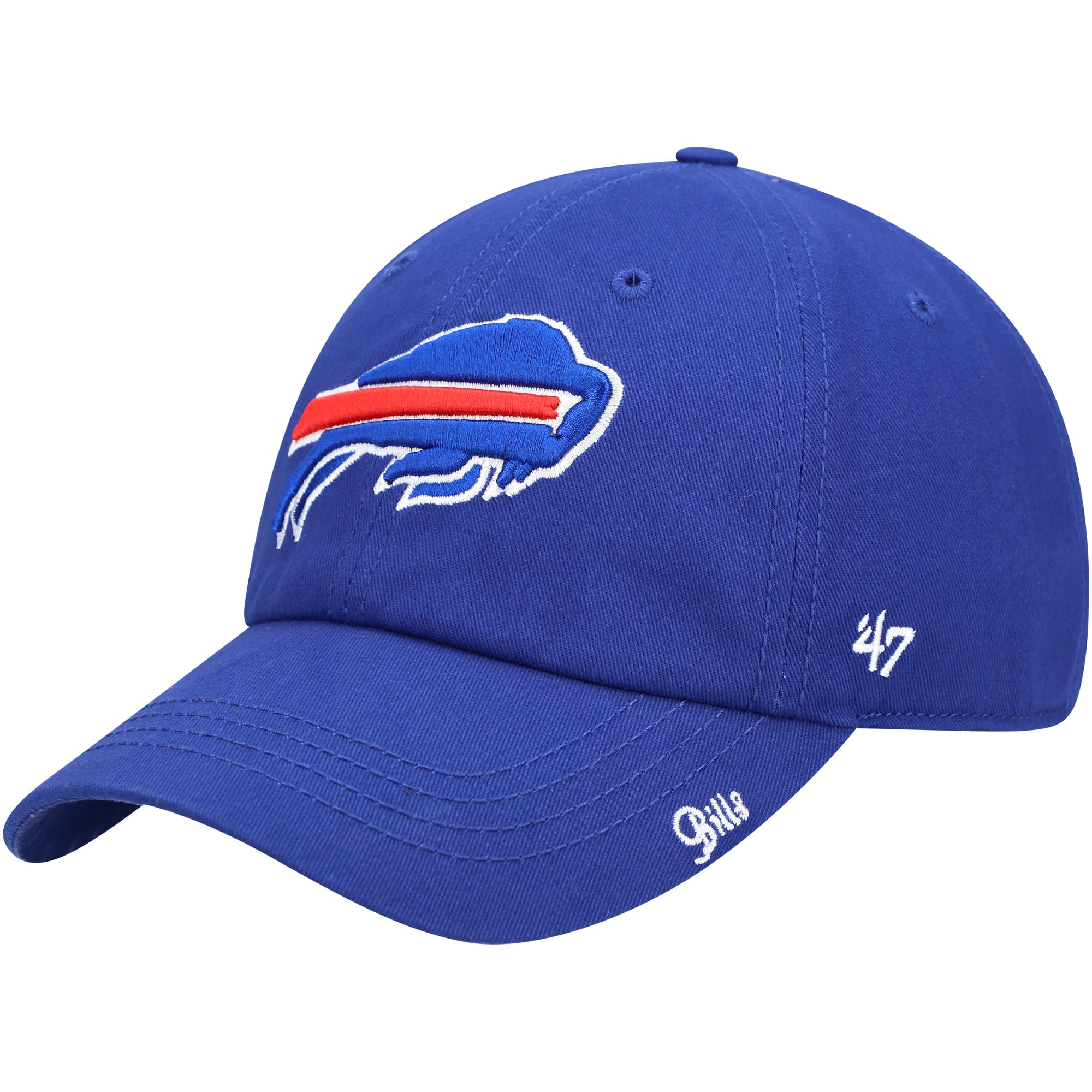 Women's '47 Royal Buffalo Bills Miata Clean Up Adjustable Hat
