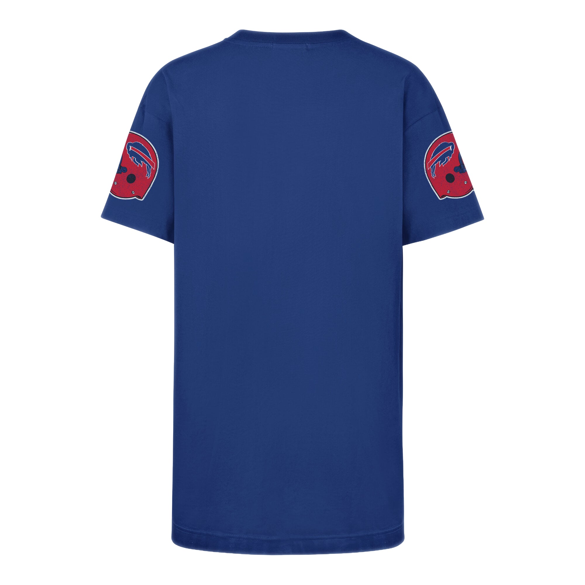 Women's '47  Royal Buffalo Bills Oversized Gemstone Swash T-Shirt Dress