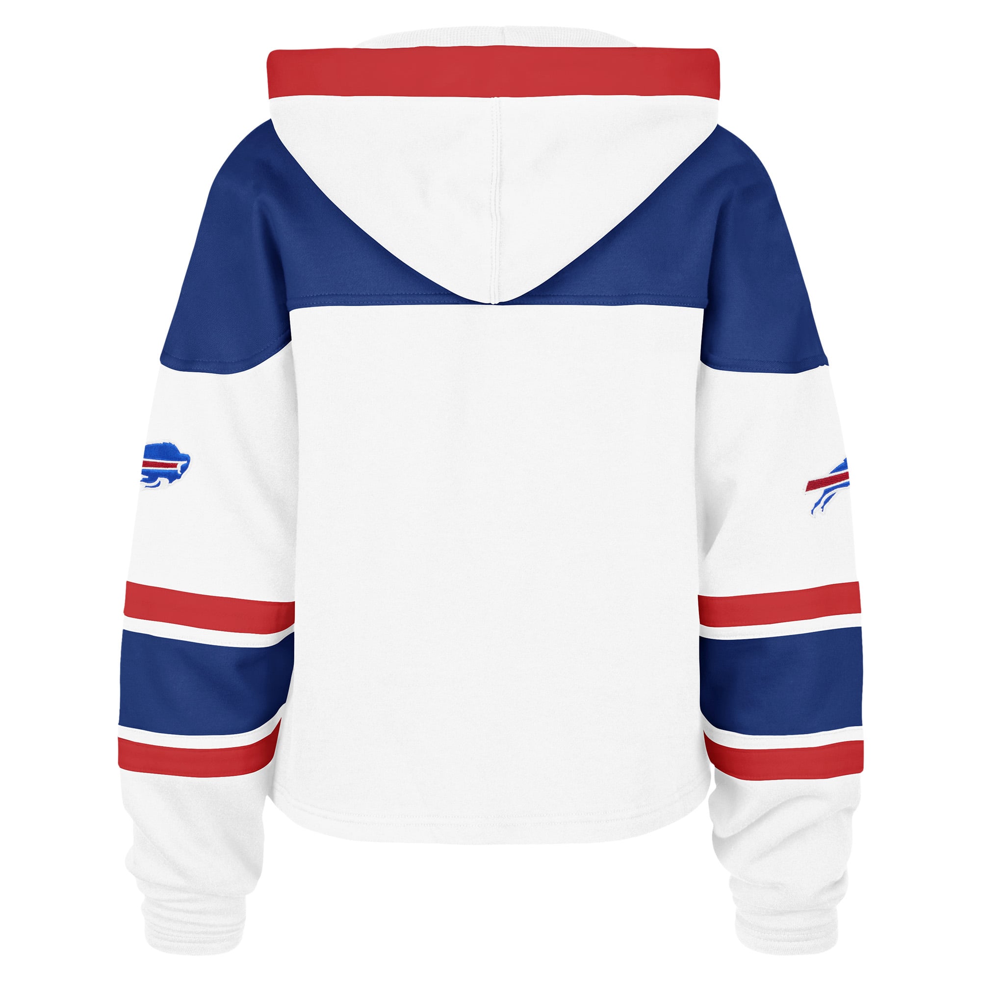 Sweat à capuche lacets Superior Lacer blanc Buffalo Bills '47 pour femme
