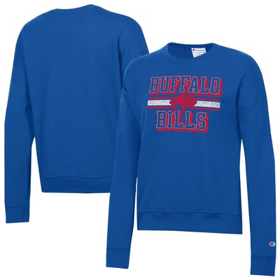  Buffalo Bills Champion Women's Powerblend Fleece Sweatshirt - Royal