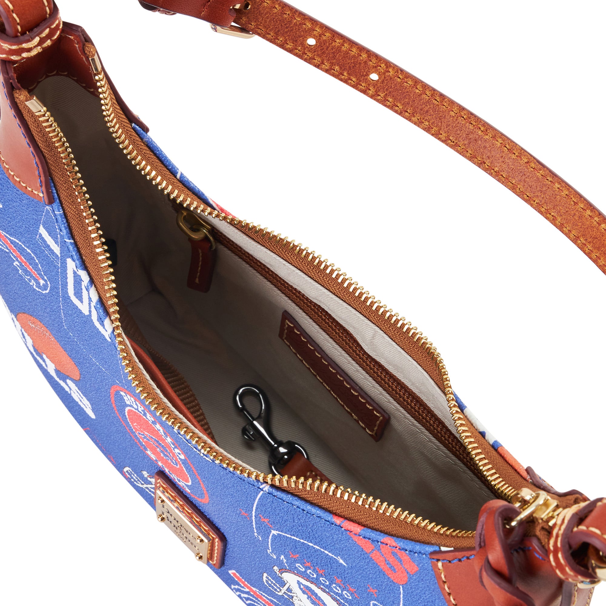 Sac à bandoulière souple Dooney & Bourke Buffalo Bills pour femme