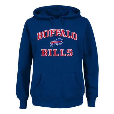 Buffalo Bills Fanatics Women's Plus Size Heart & Soul Hoodie - Royal