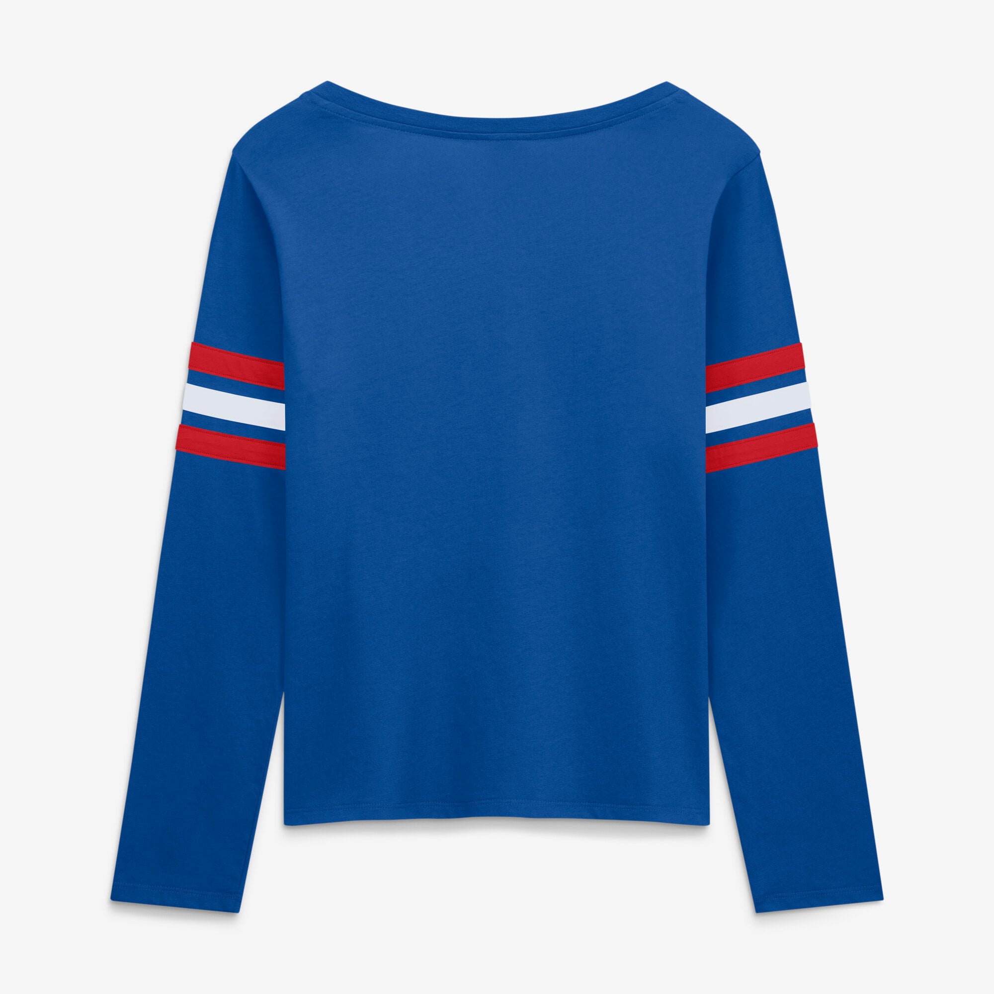 Women's Fanatics Royal Buffalo Bills Team First Coverage Scheme Lace-Up Long Sleeve T-Shirt