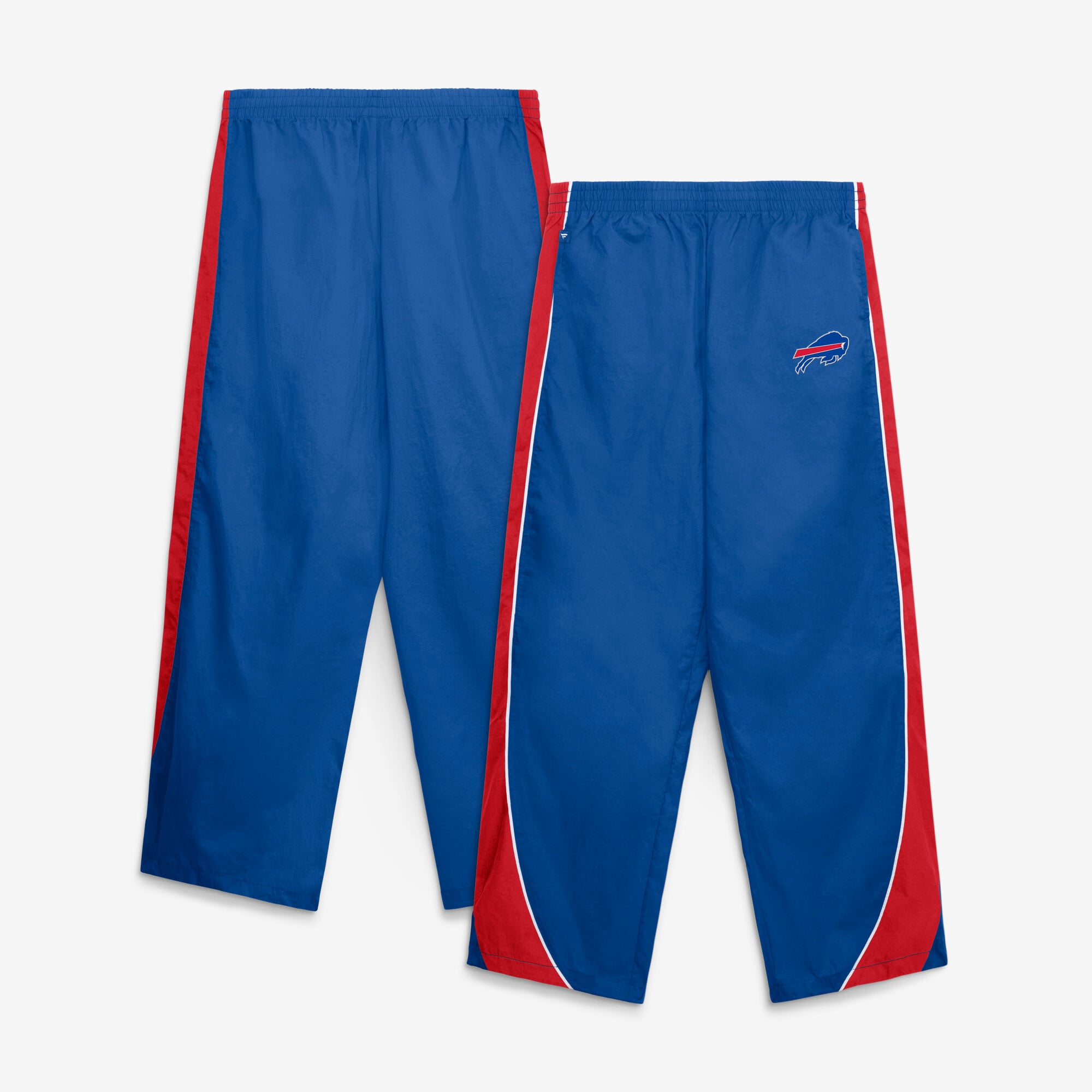 Women's Fanatics Royal/Red Buffalo Bills Team First Backwards Lateral Nylon Pants