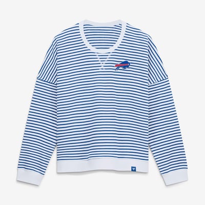Sweat-shirt oversize Buffalo Bills Fanatics pour femme - Blanc