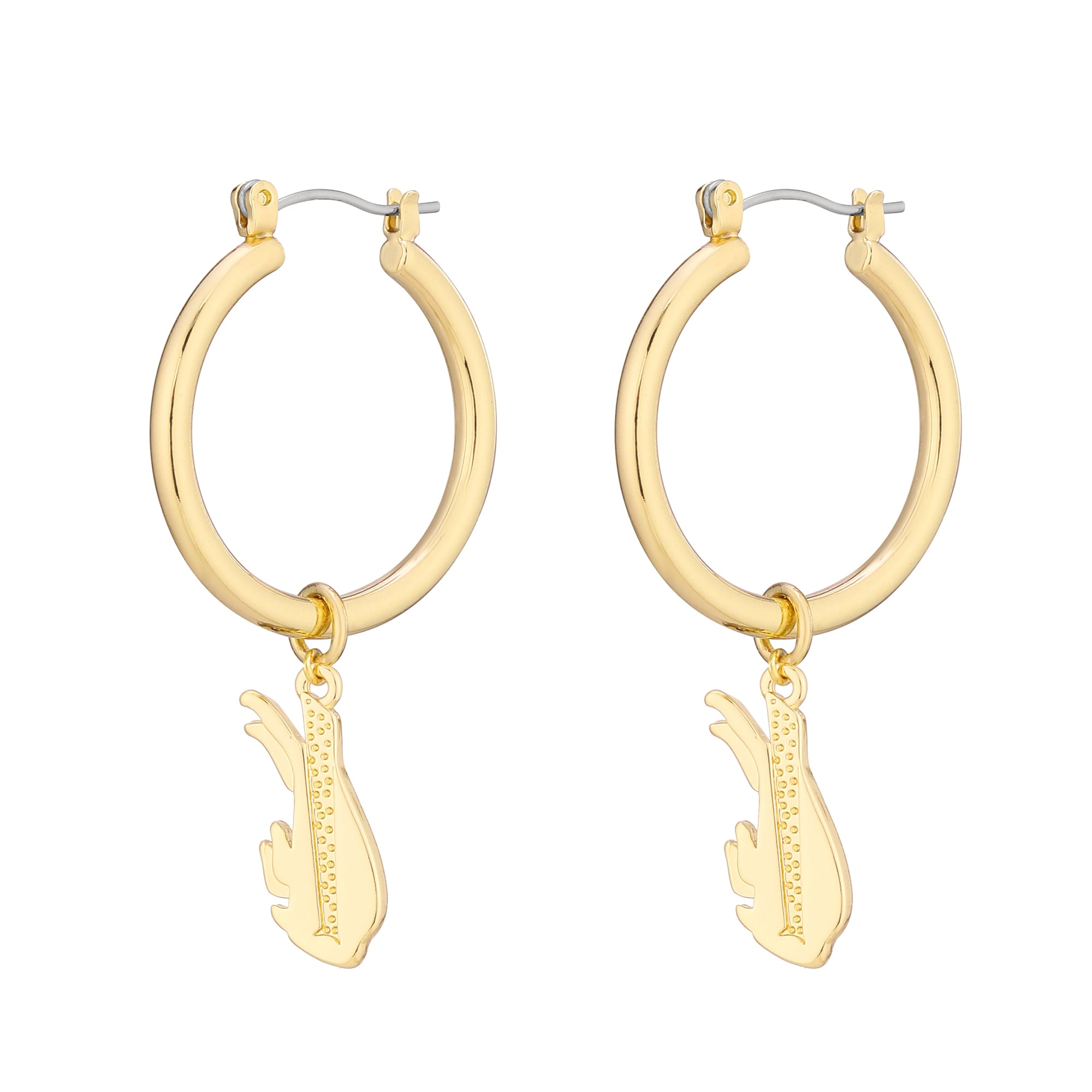 Boucles d'oreilles créoles LUV AJ Gold Buffalo Bills XL pour femmes