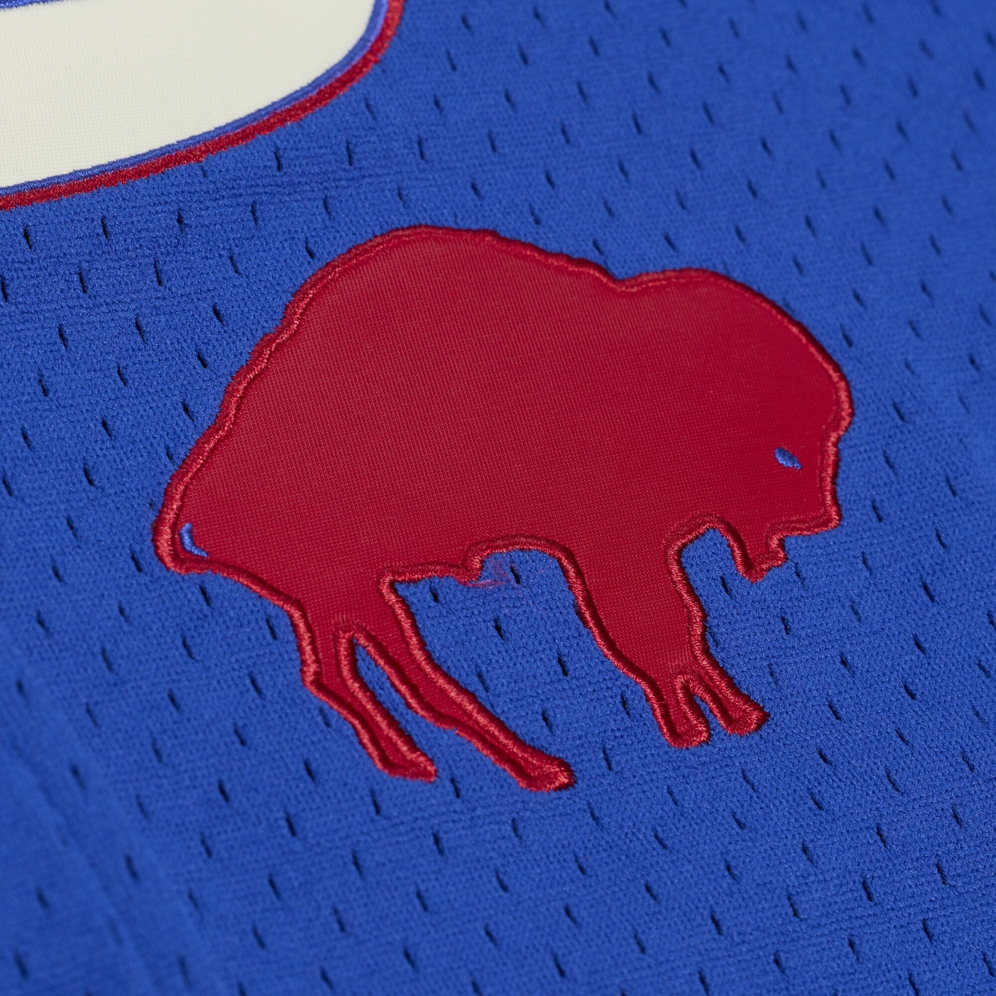 Women's Mitchell & Ness Royal Buffalo Bills Retro Roots Baseball Jersey
