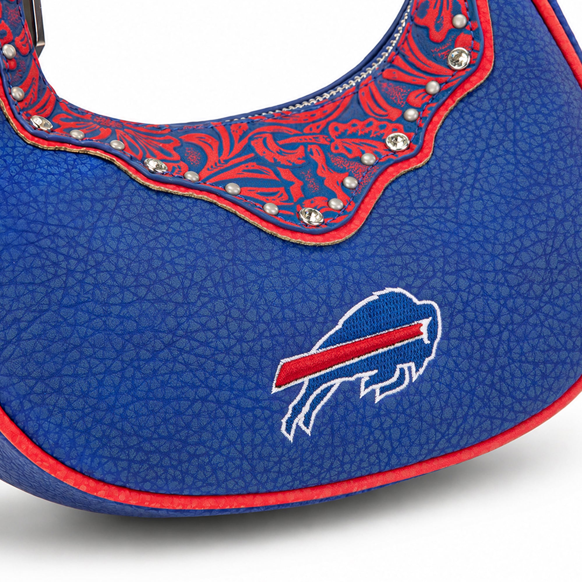 Sac à bandoulière croissant Montana West Buffalo Bills pour femmes