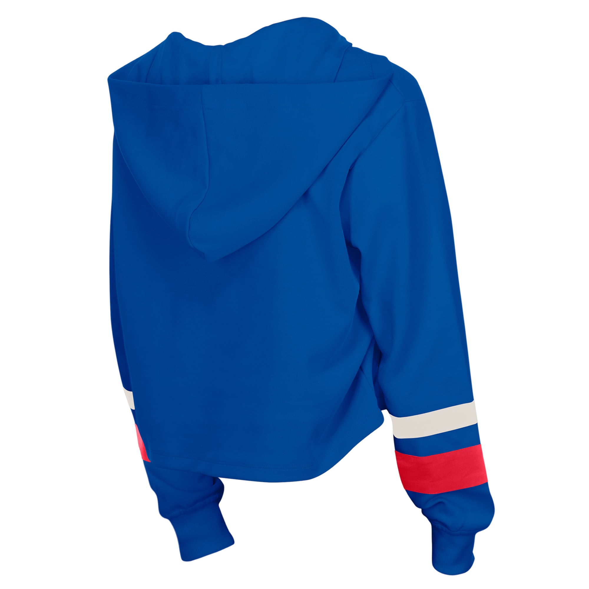Sweat à capuche rétro lacets New Era bleu Buffalo Bills pour femme