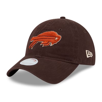 Buffalo Bills New Era Women's Pumpkin Spice 9TWENTY Adjustable Hat - Brown