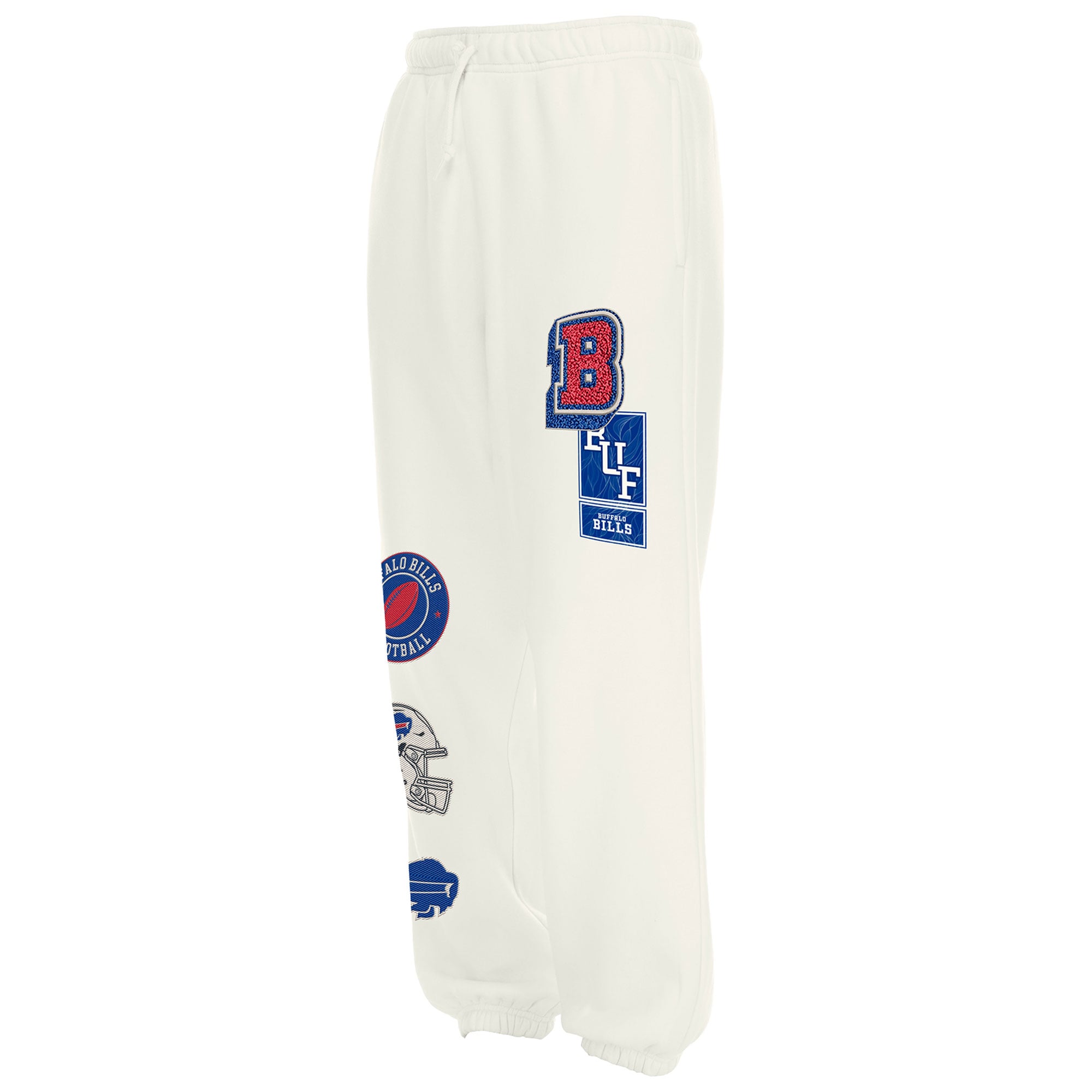 Pantalon de survêtement académique crème Buffalo Bills New Era pour femmes