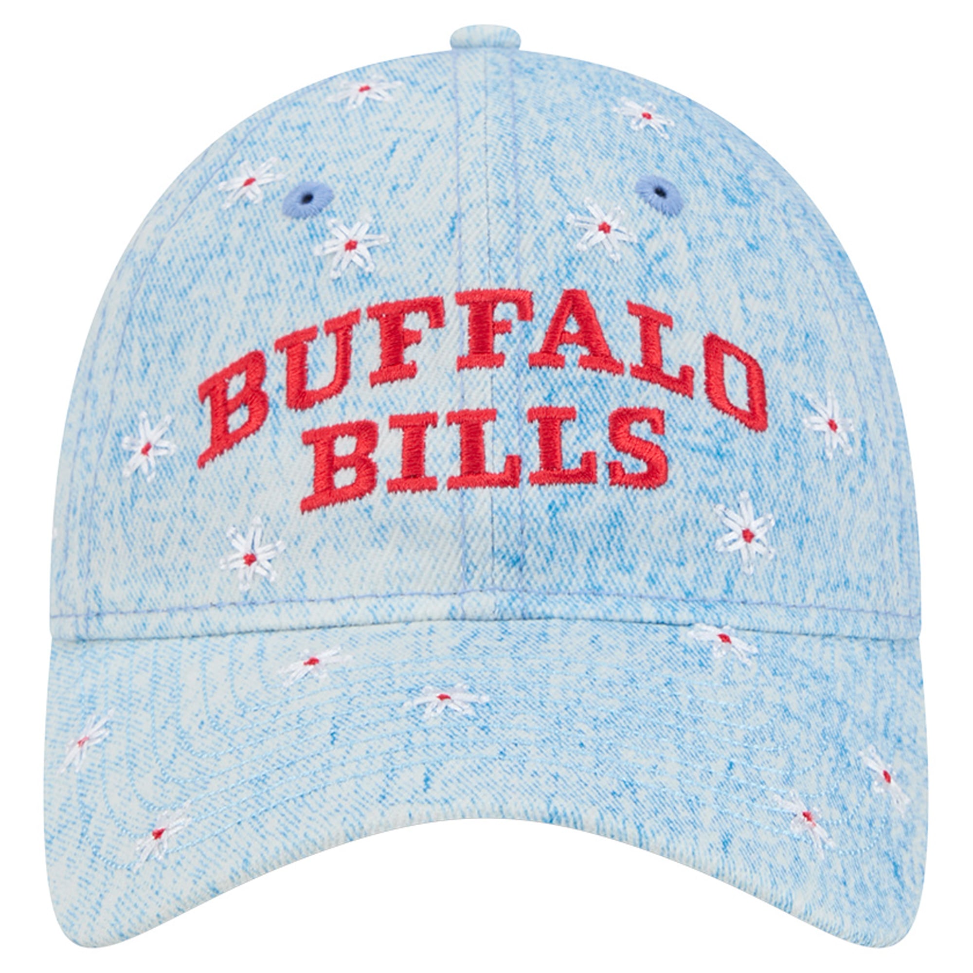 Women's New Era Denim Buffalo Bills Daisy 9TWENTY Adjustable Hat