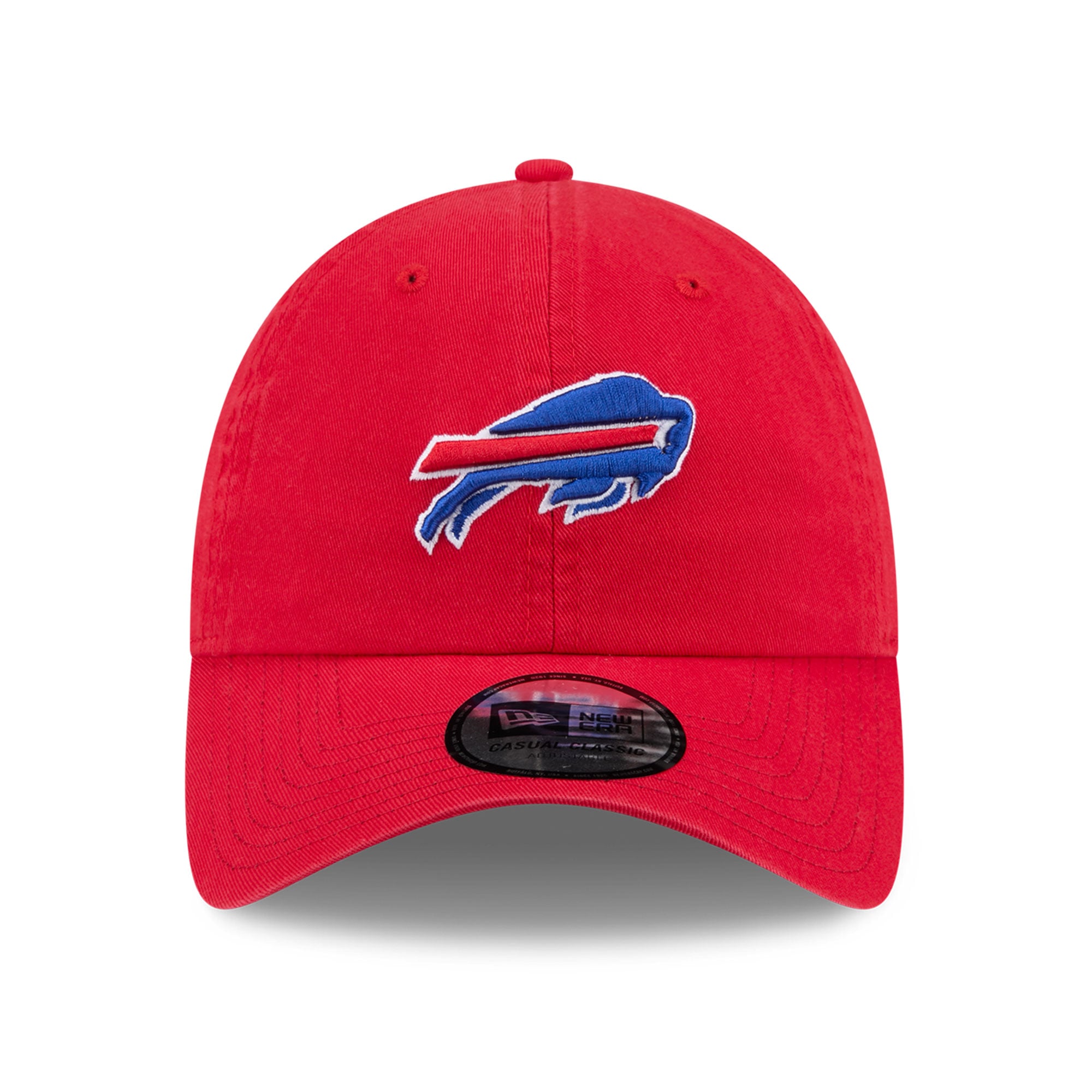 Casquette New Era rouge Buffalo Bills pour femme, style rétro, classique et ajustable