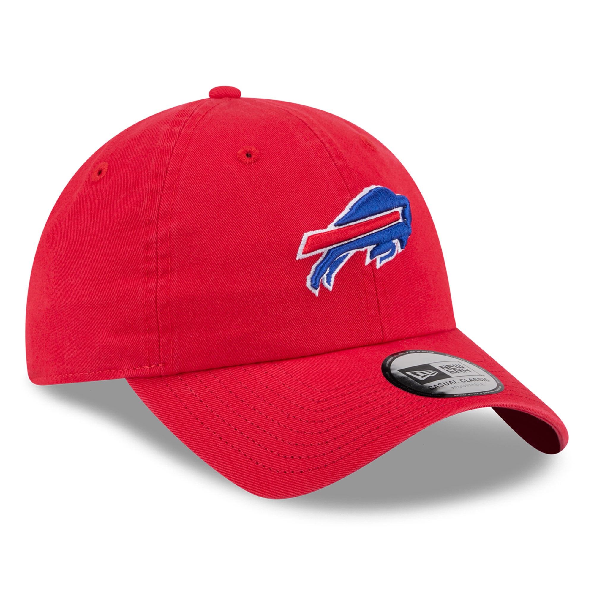 Casquette New Era rouge Buffalo Bills pour femme, style rétro, classique et ajustable