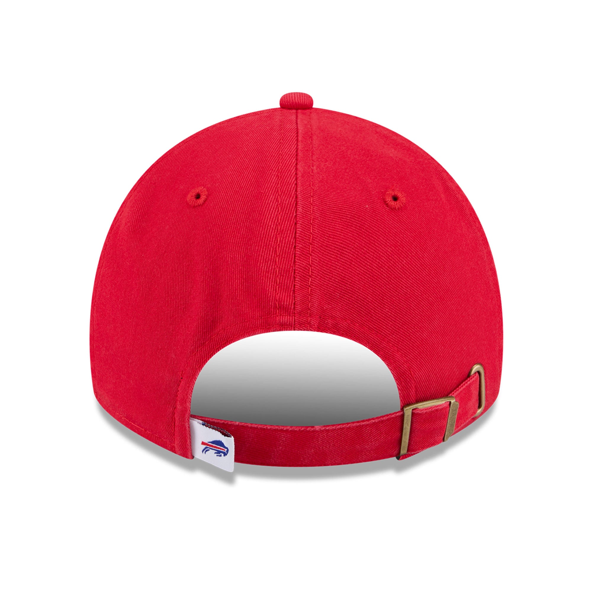 Casquette New Era rouge Buffalo Bills pour femme, style rétro, classique et ajustable