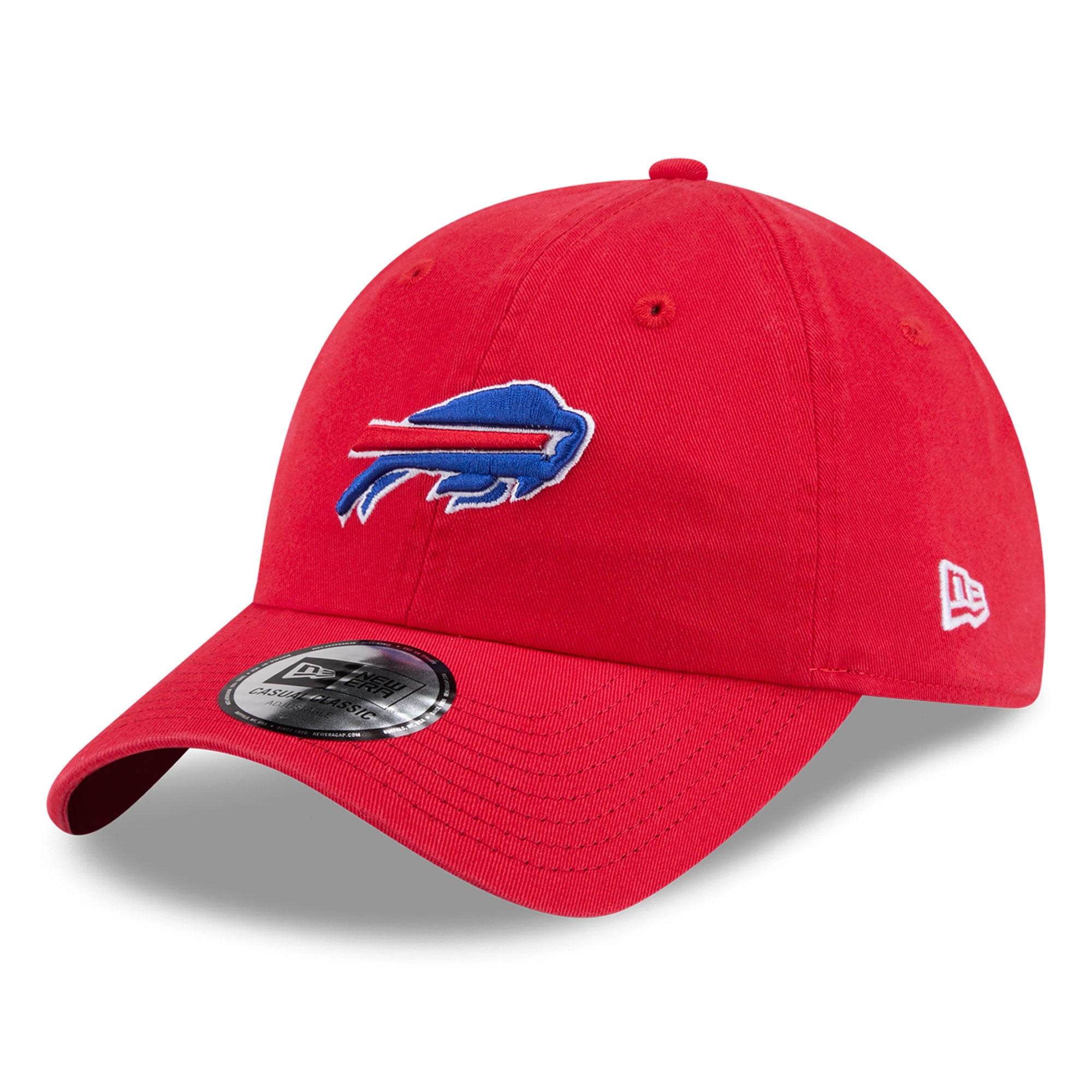 Casquette New Era rouge Buffalo Bills pour femme, style rétro, classique et ajustable