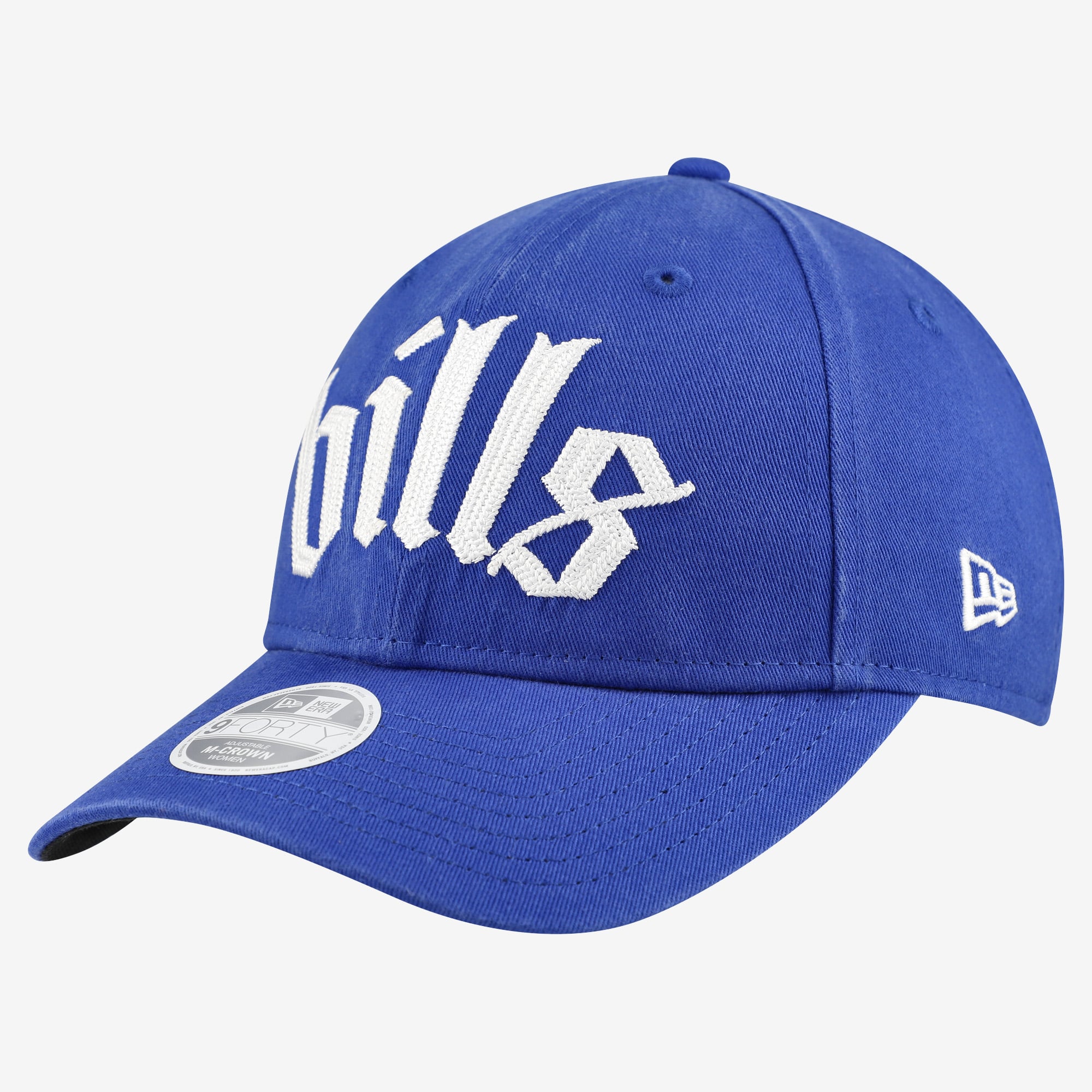 Casquette ajustable New Era Royal Buffalo Bills 9FORTY M-Crown pour femme