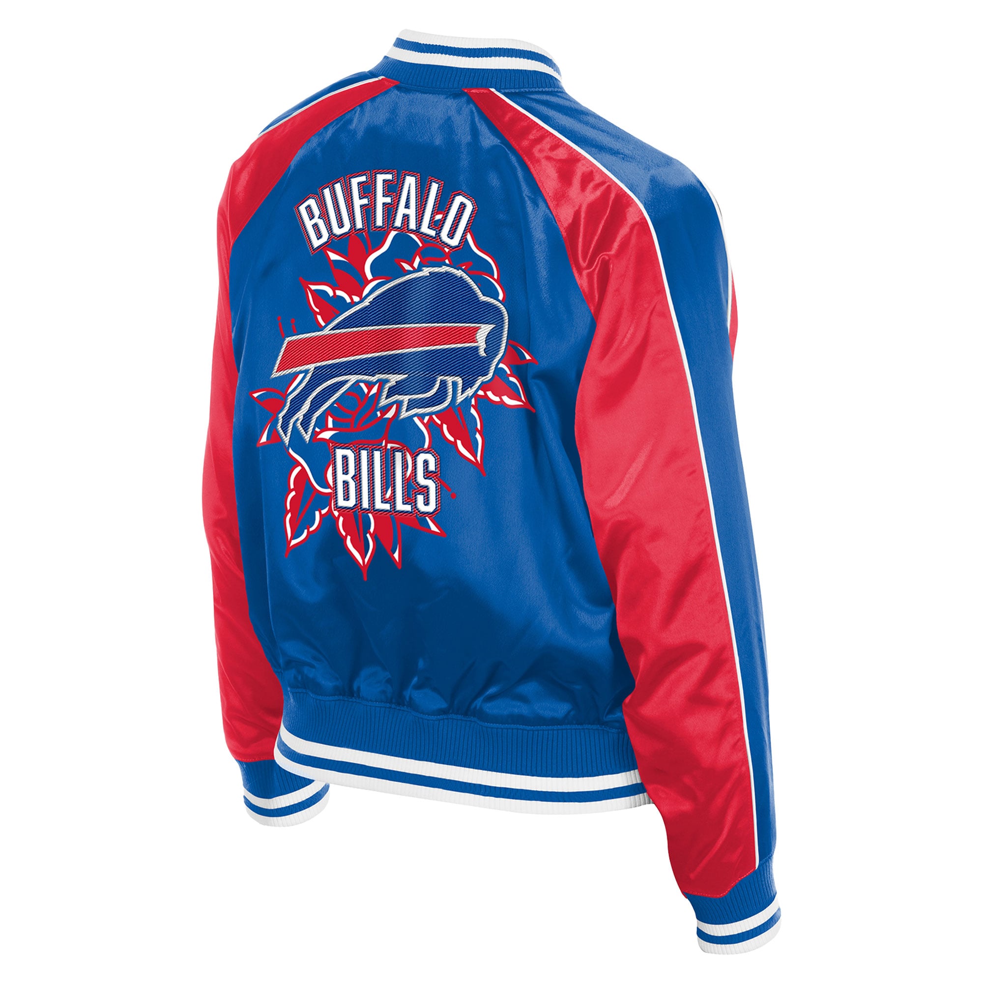 Veste en satin New Era Royal Buffalo Bills Lifestyle pour femme
