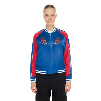  Buffalo Bills New Era Women's Lifestyle Satin Jacket - Royal
