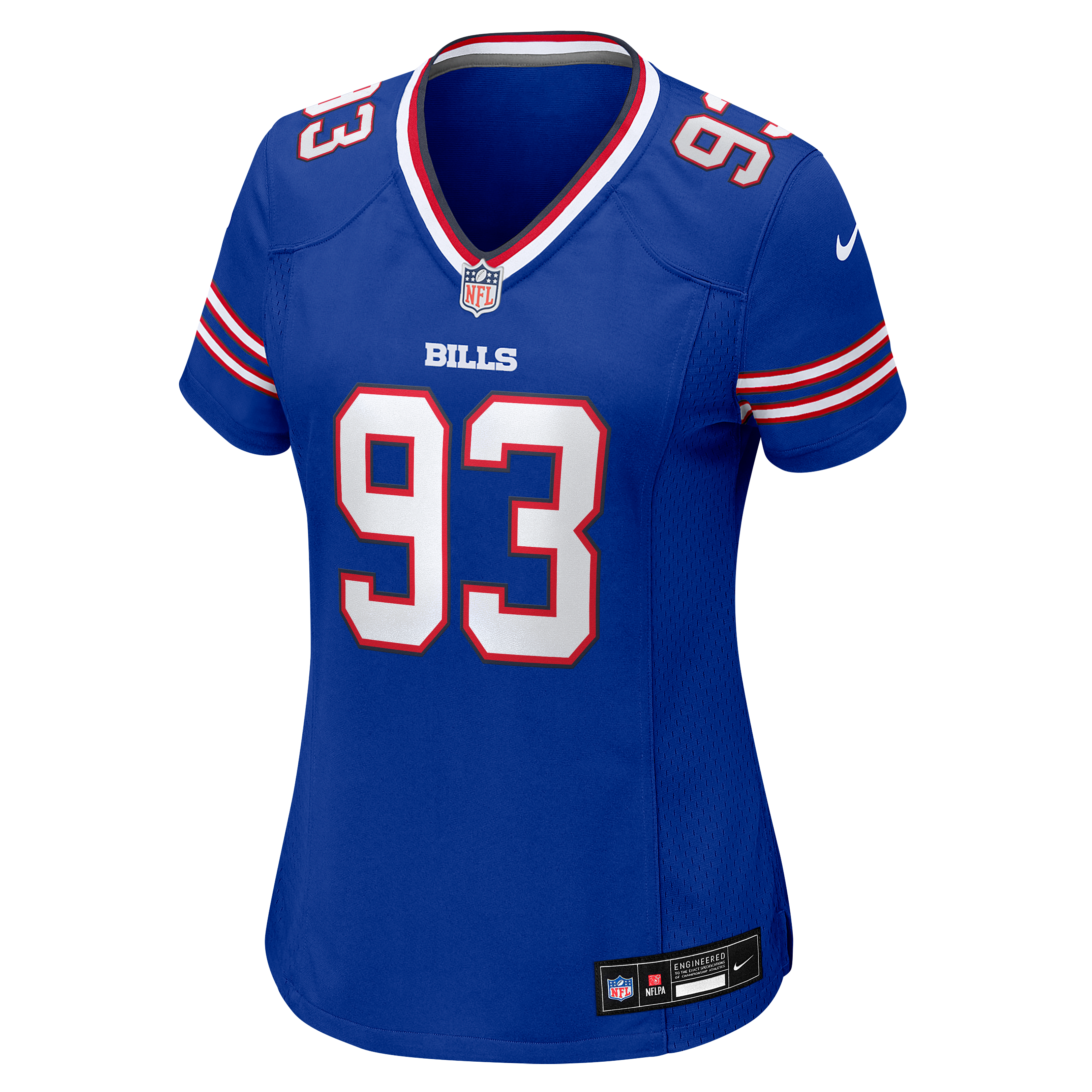 Maillot de match Nike Austin Johnson Royal Buffalo Bills pour femmes