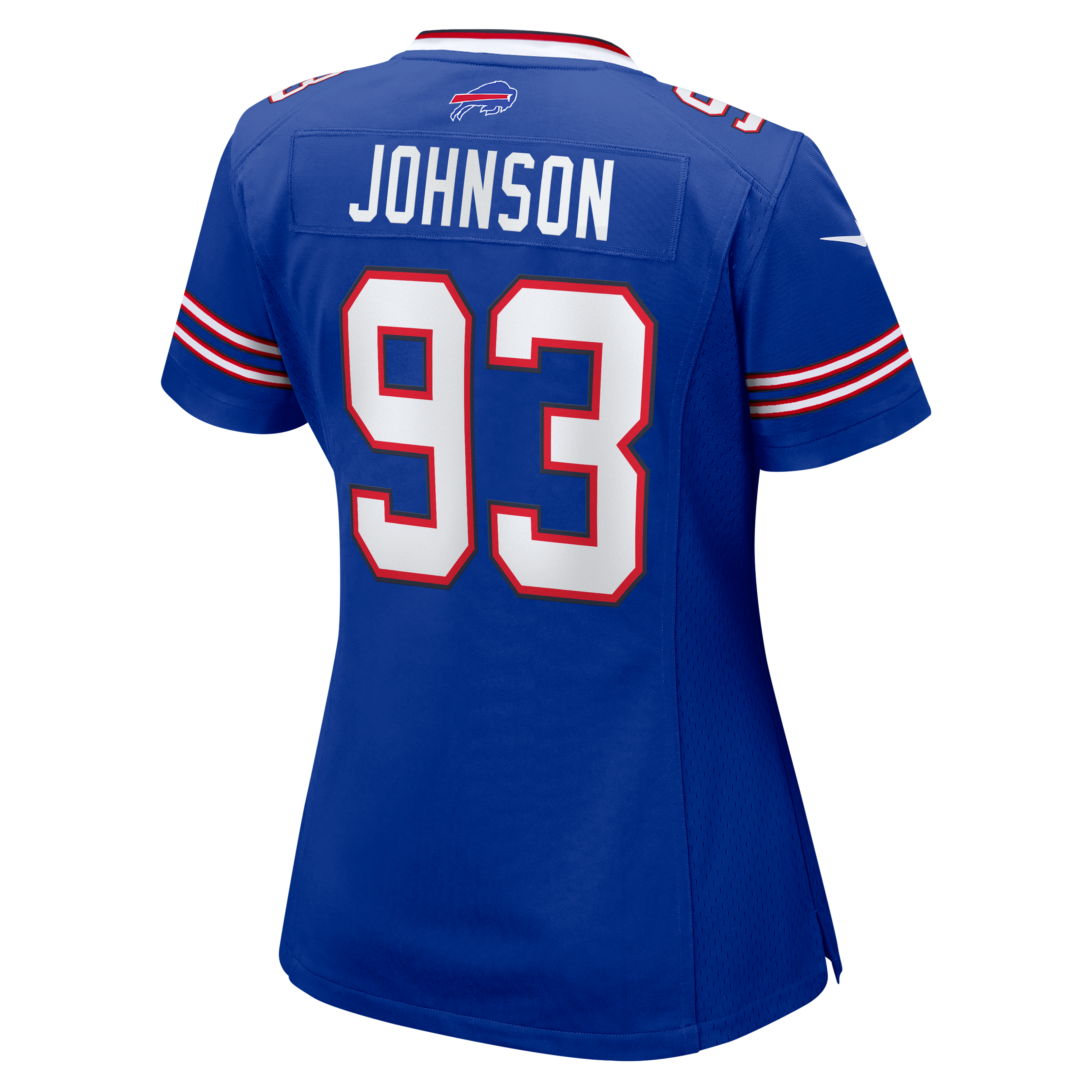 Maillot de match Nike Austin Johnson Royal Buffalo Bills pour femmes