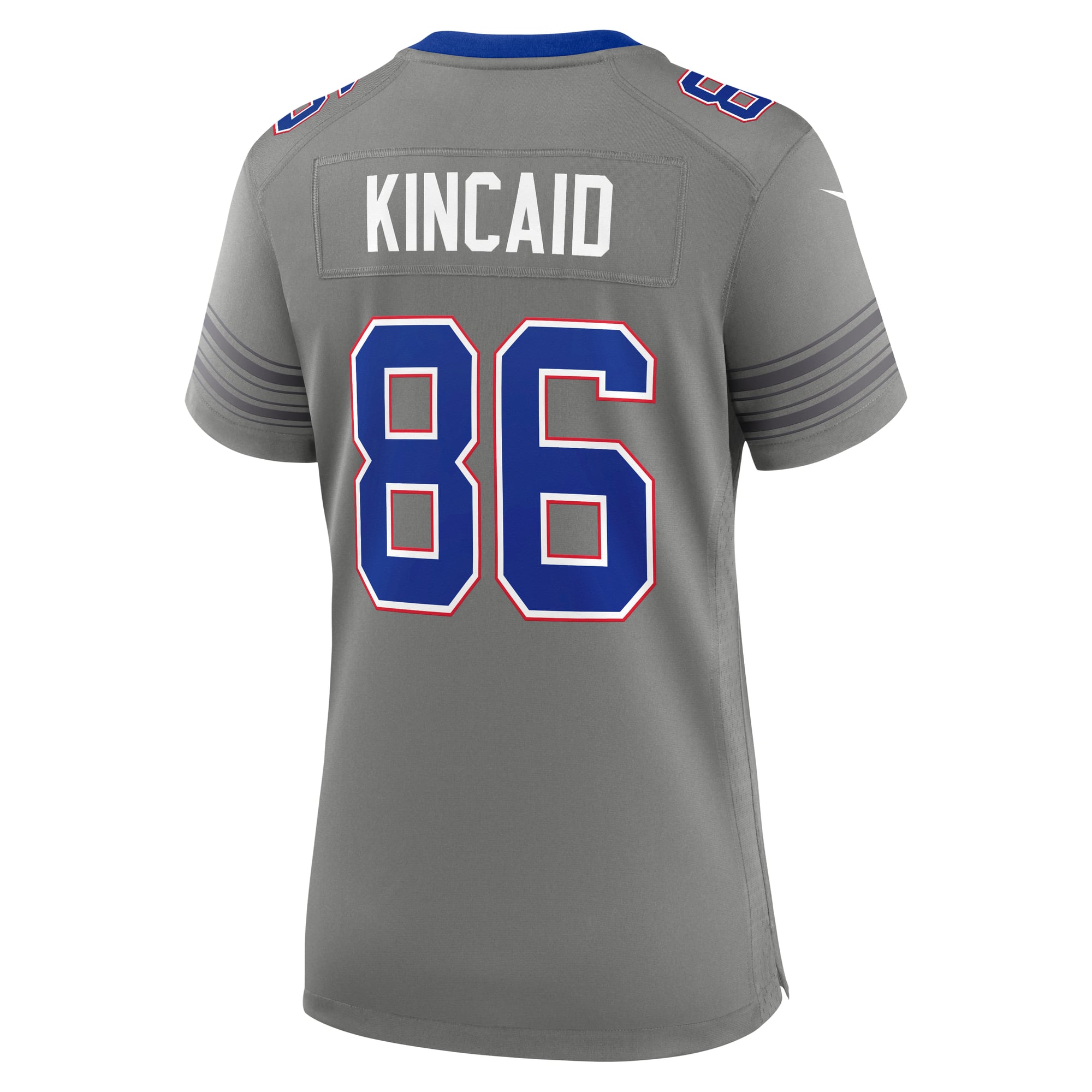 Women's Nike Dalton Kincaid Gray Buffalo Bills Nickel City Game Jersey