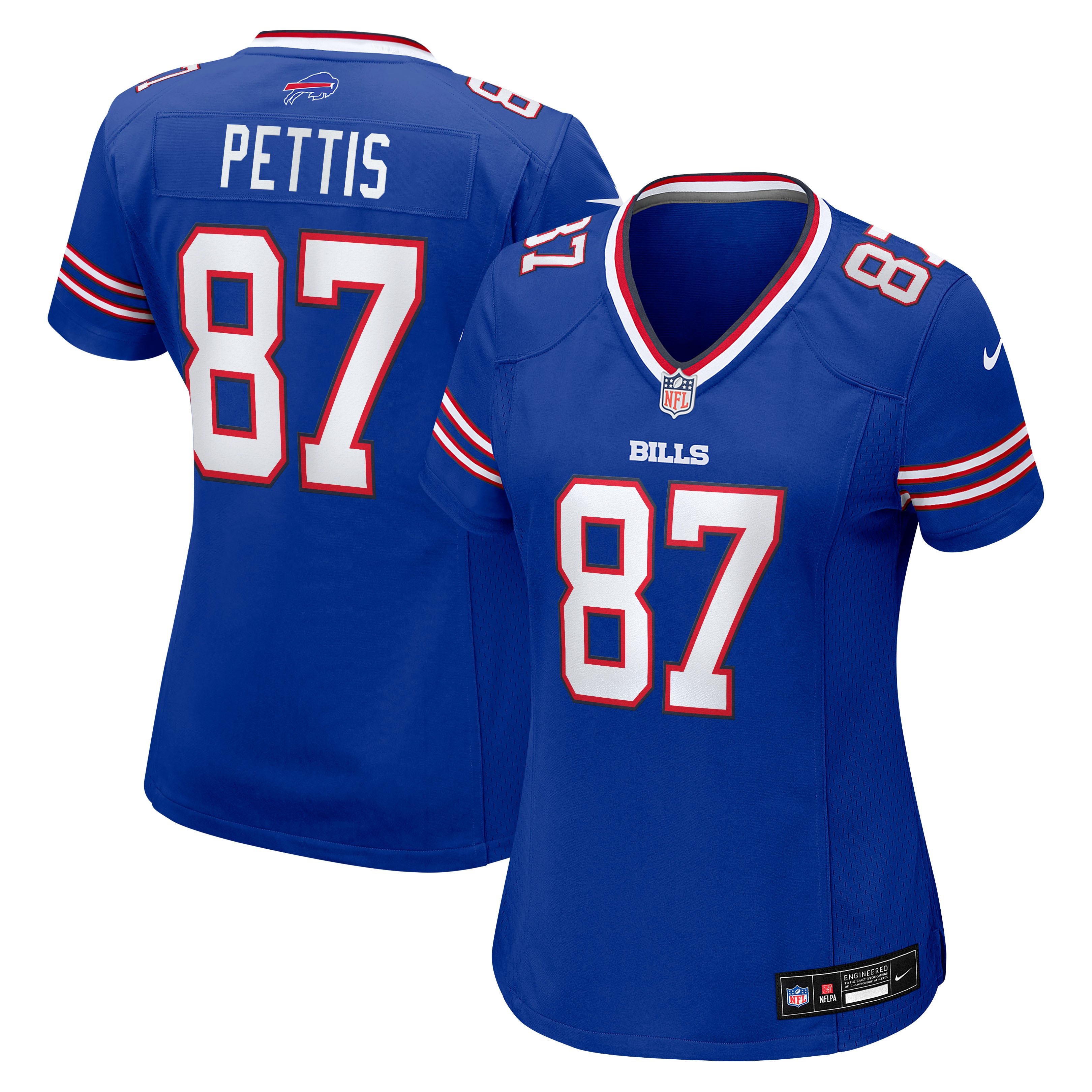 Maillot de match Nike Dante Pettis Royal Buffalo Bills pour femmes