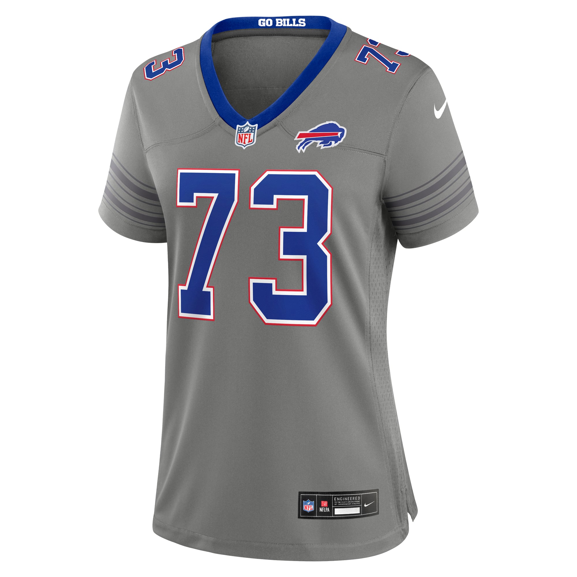 Women's Nike Dion Dawkins Gray Buffalo Bills Nickel City Game Jersey