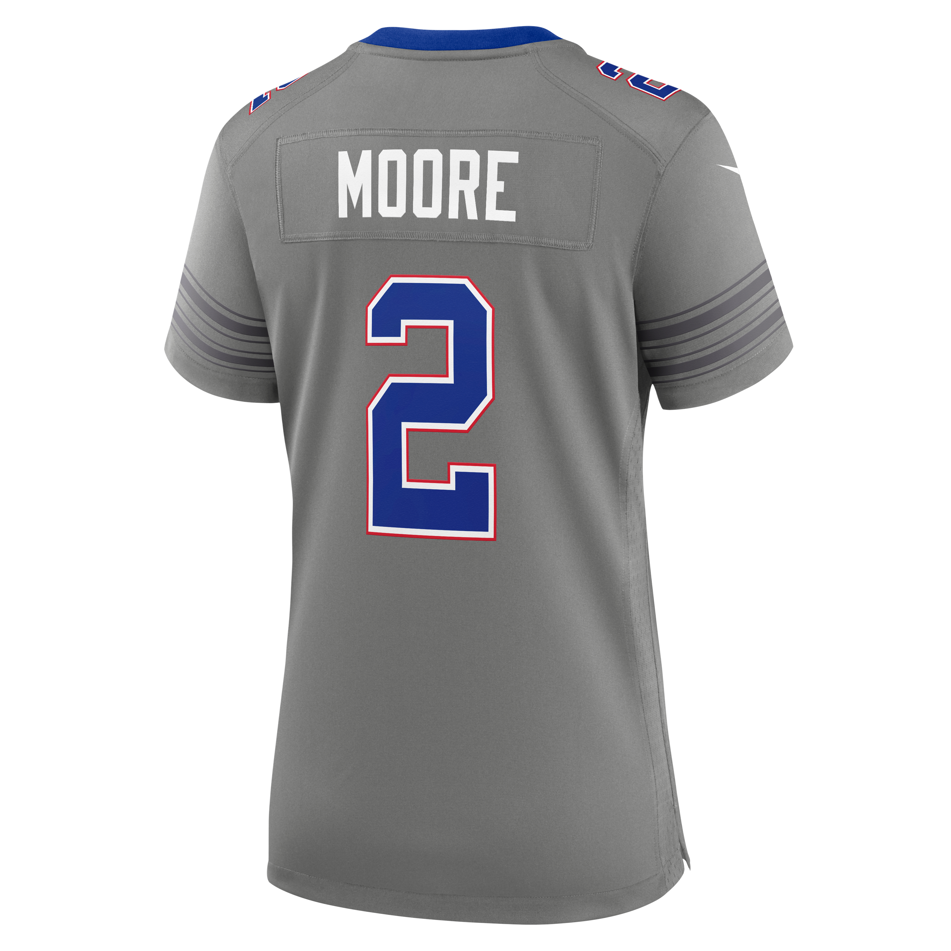 Women's Nike D.J. Moore Gray Buffalo Bills Alternate Game Jersey