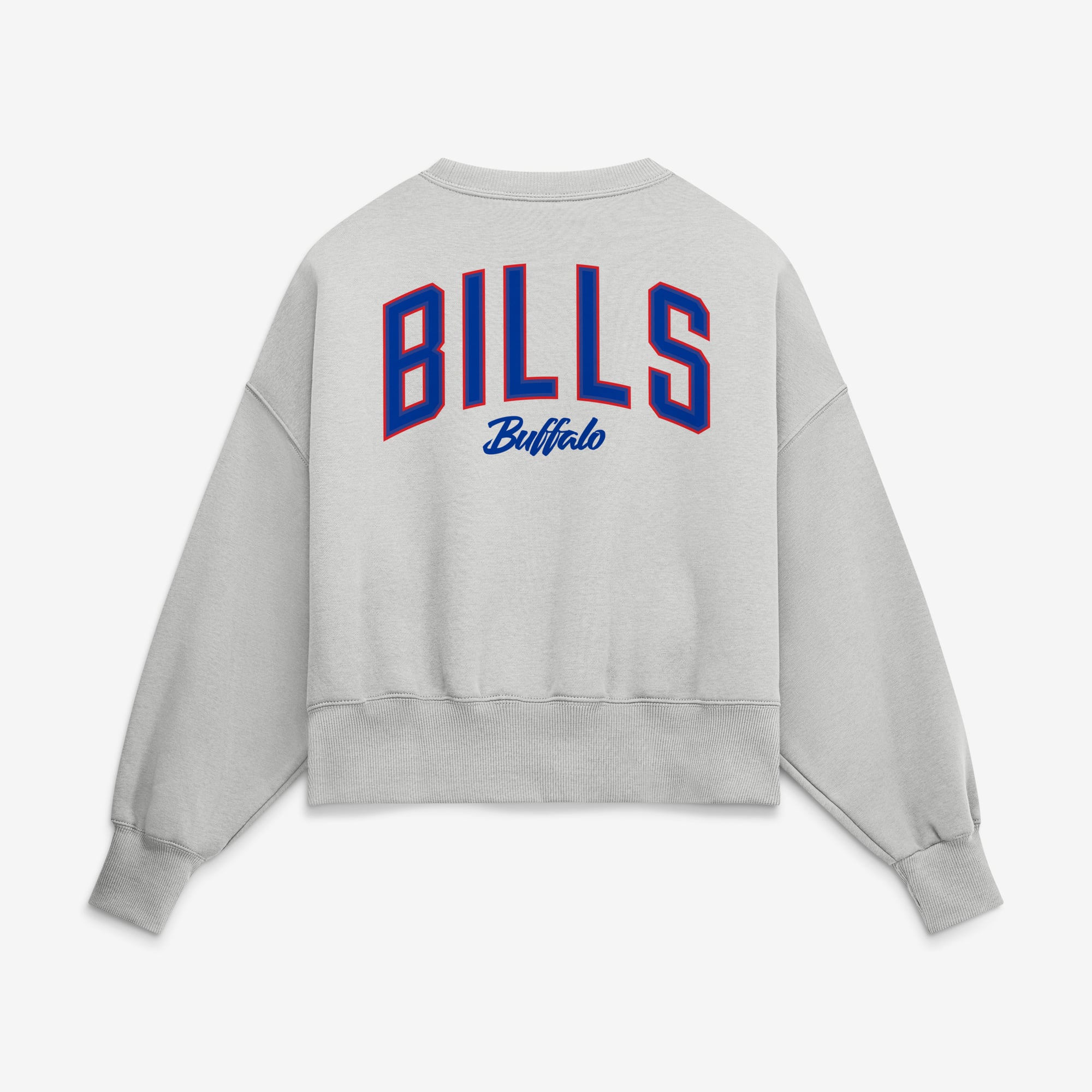 Women's Nike Gray Buffalo Bills Oversized Phoenix Fleece Sweatshirt