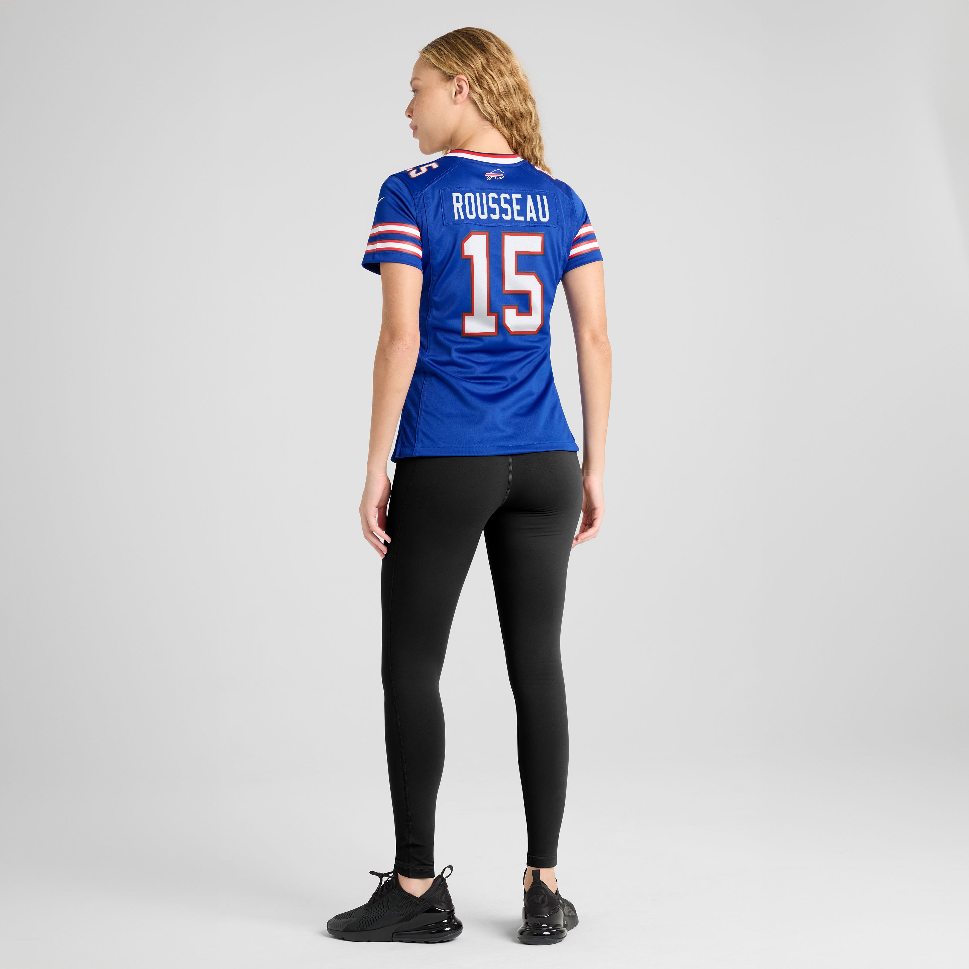 Women's Nike Gregory Rousseau Royal Buffalo Bills Team Game Jersey