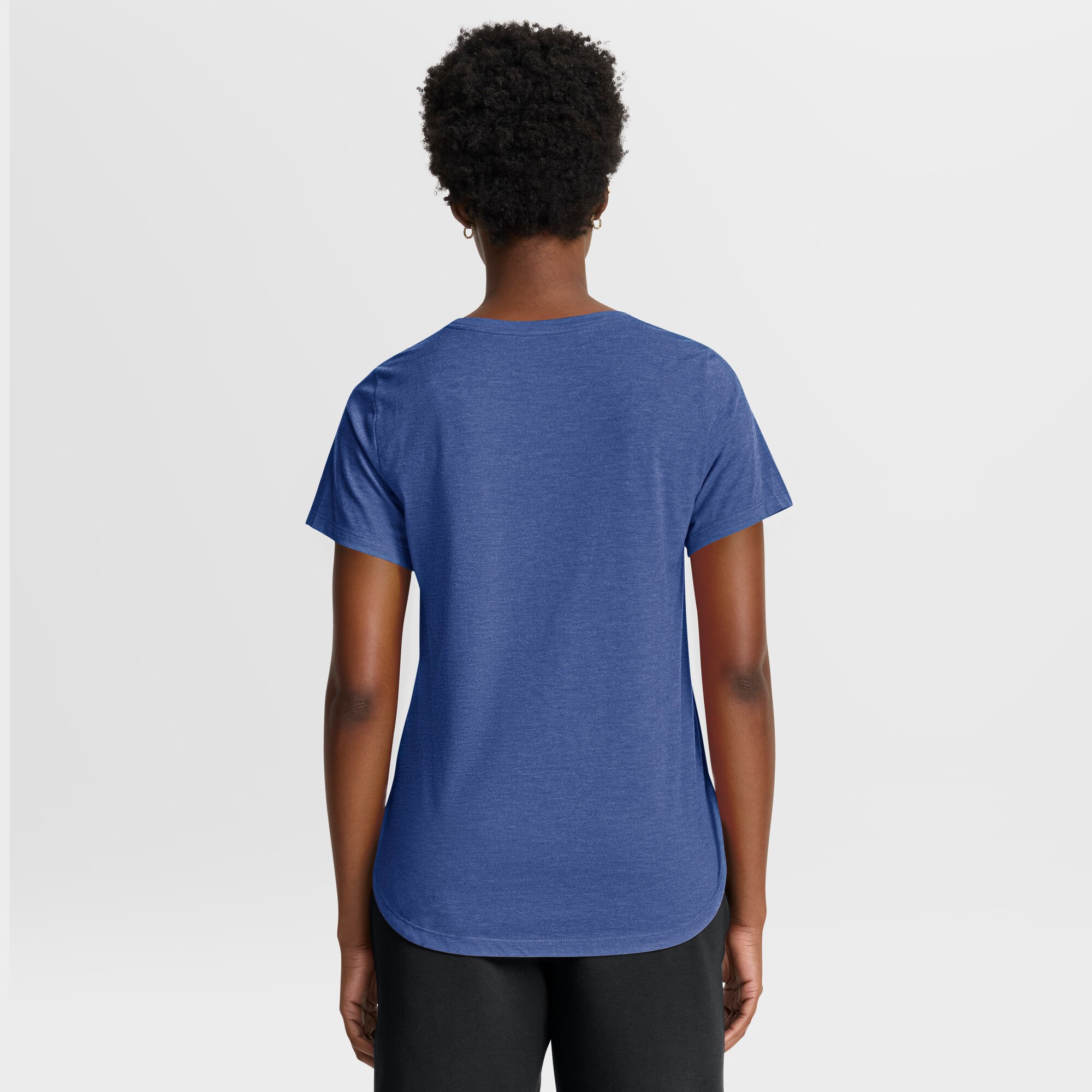 Women's Nike Heather Royal Buffalo Bills Lockup Tri-Blend T-Shirt