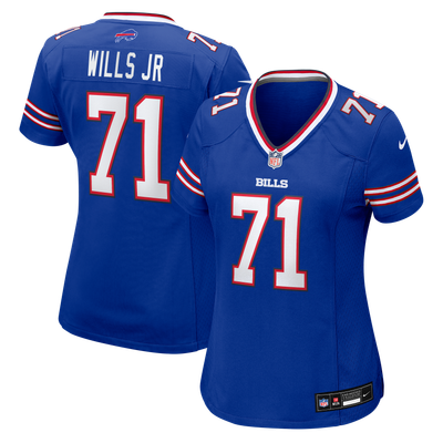 Jedrick Wills Jr. Buffalo Bills Nike Women's Team Game Jersey - Royal